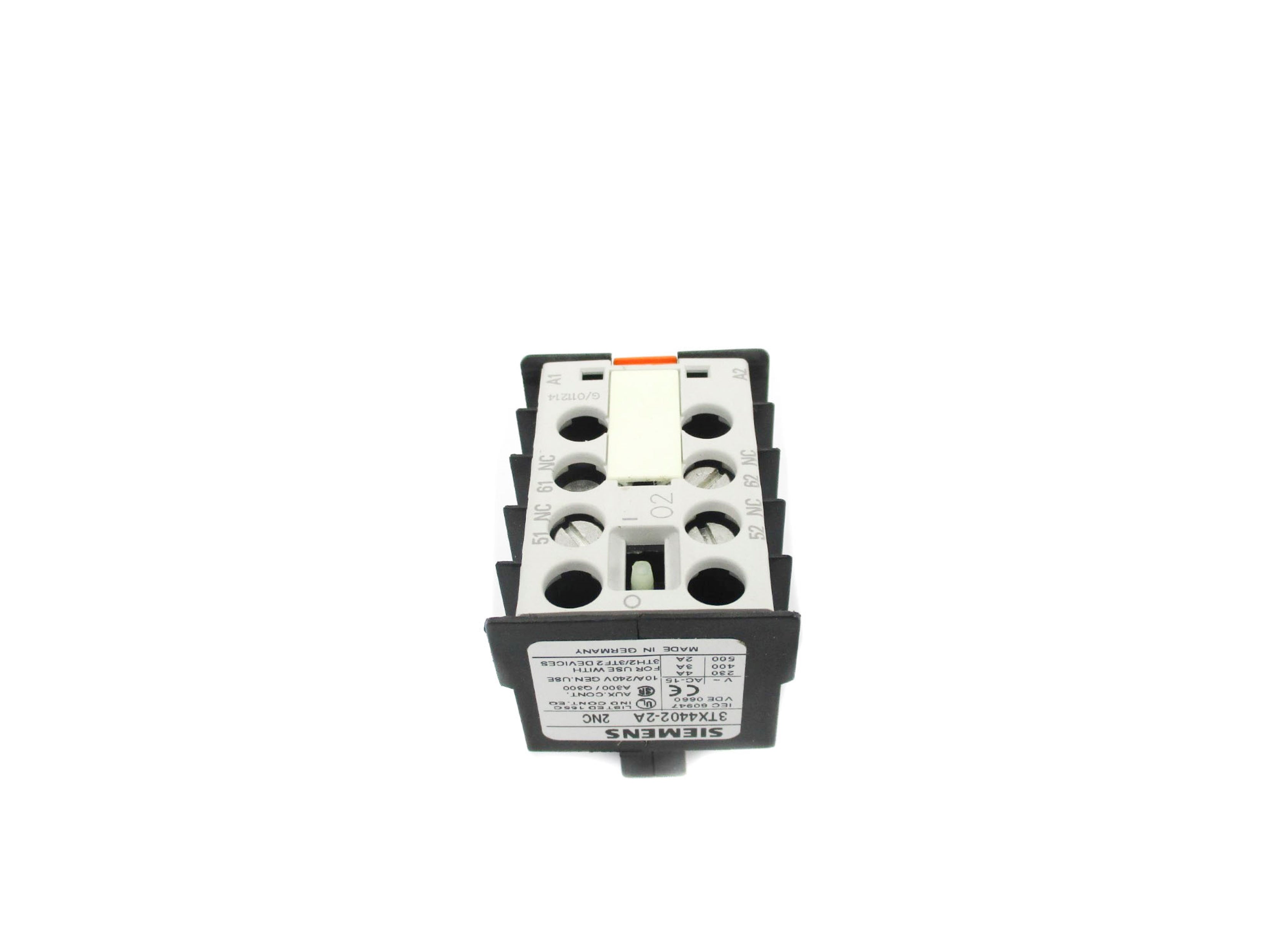 SIEMENS 3TX4402-2A 500V 2A NSNP