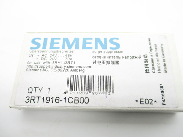 SIEMENS 3RT1916-1CB00 24-70VDC NSMP