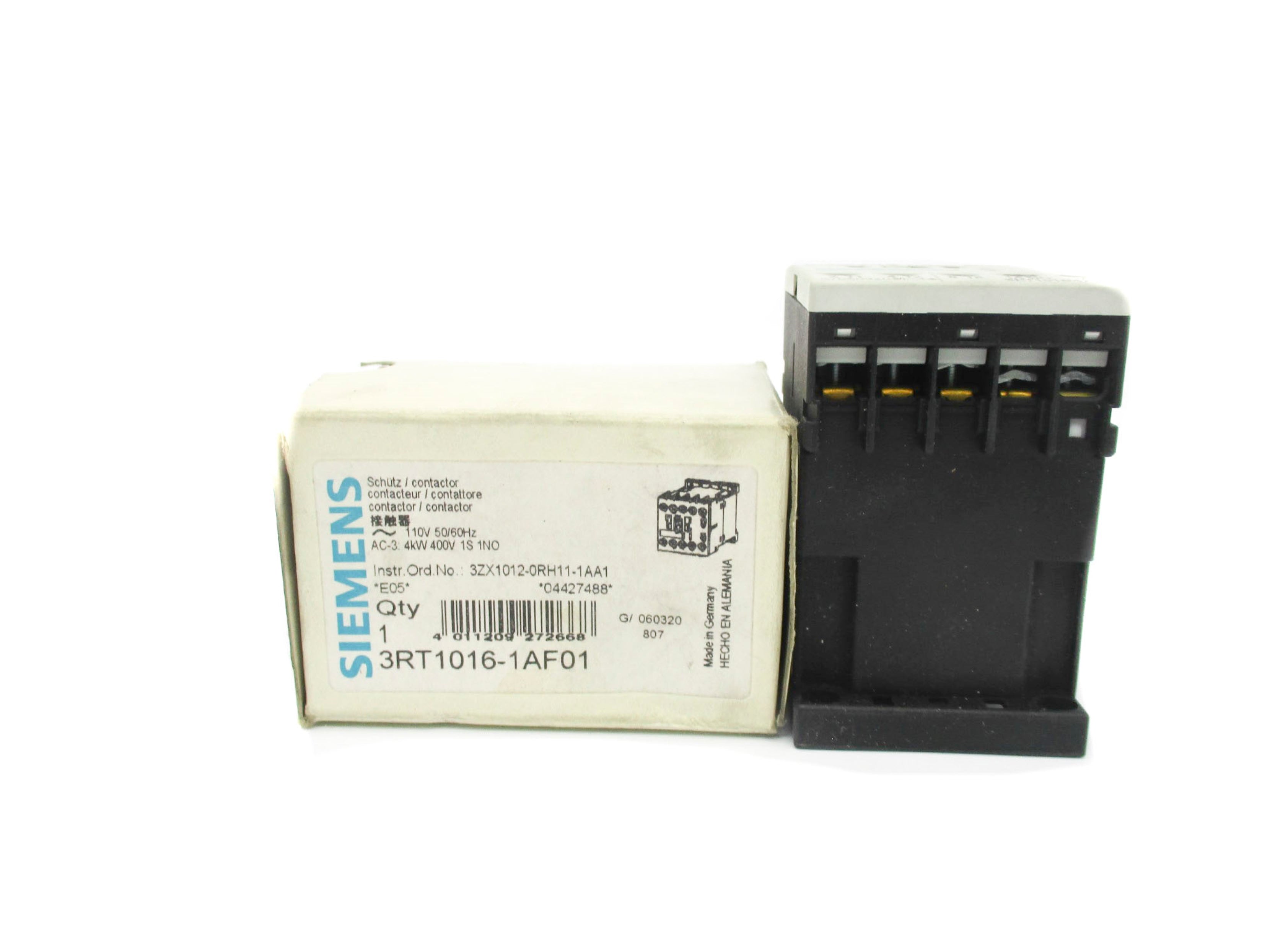 SIEMENS 3RT1016-1AF01 110V NSMP
