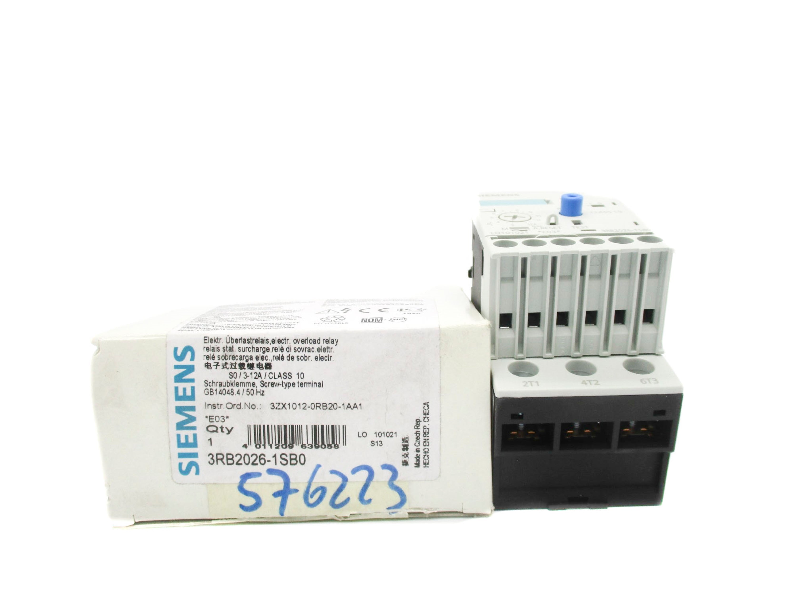 SIEMENS 3RB2026-1SB0 600VAC 45A NSMP