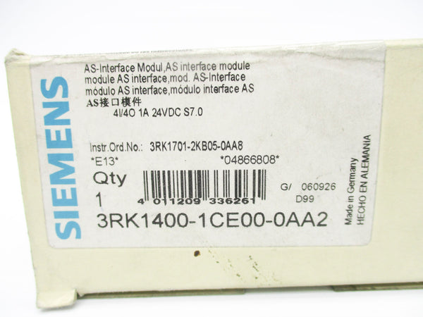 SIEMENS 3RK1400-1CE00-0AA2 NSMP