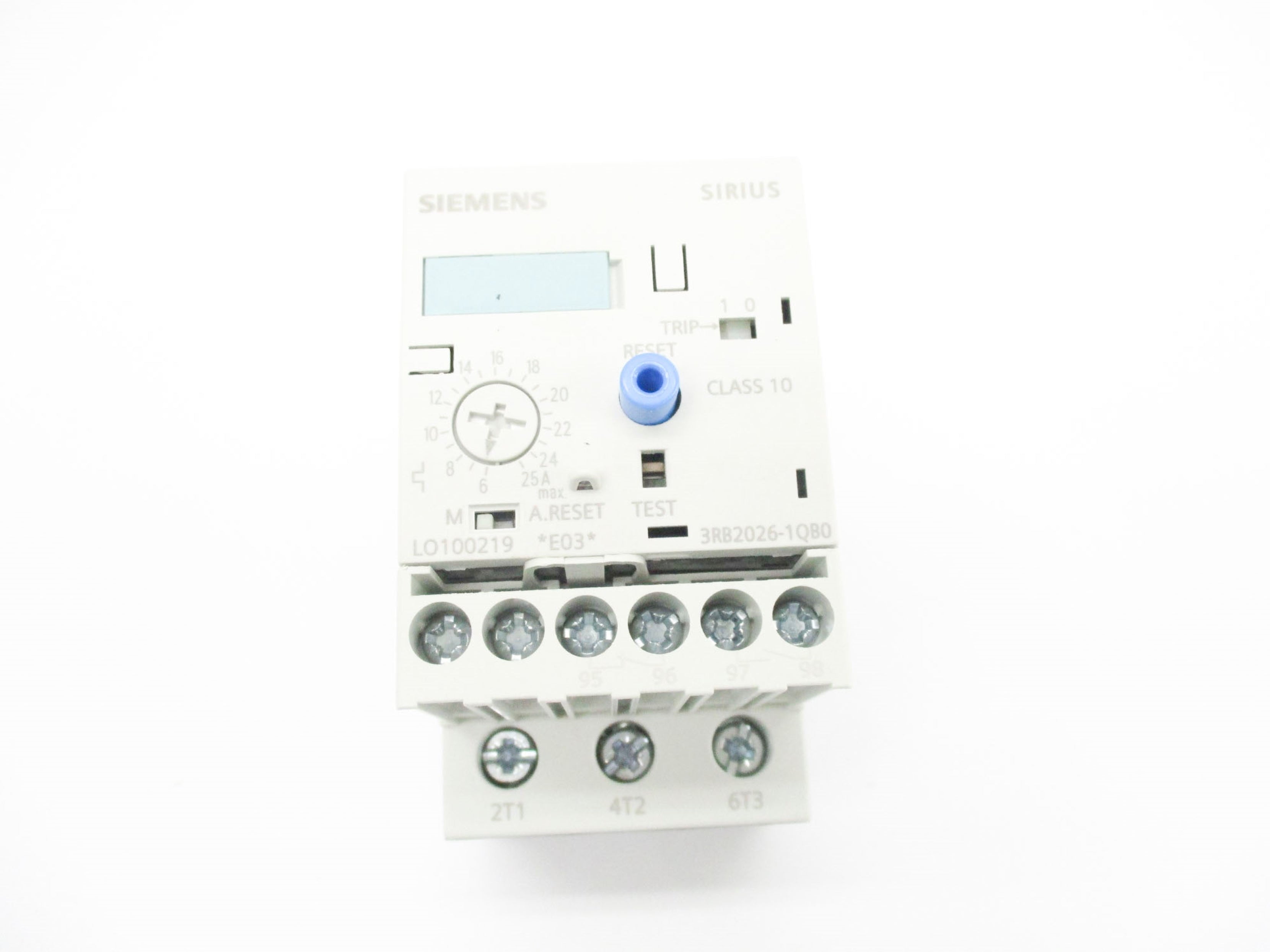 SIEMENS 3RB2026-1QB0 600V 6-25A NSMP