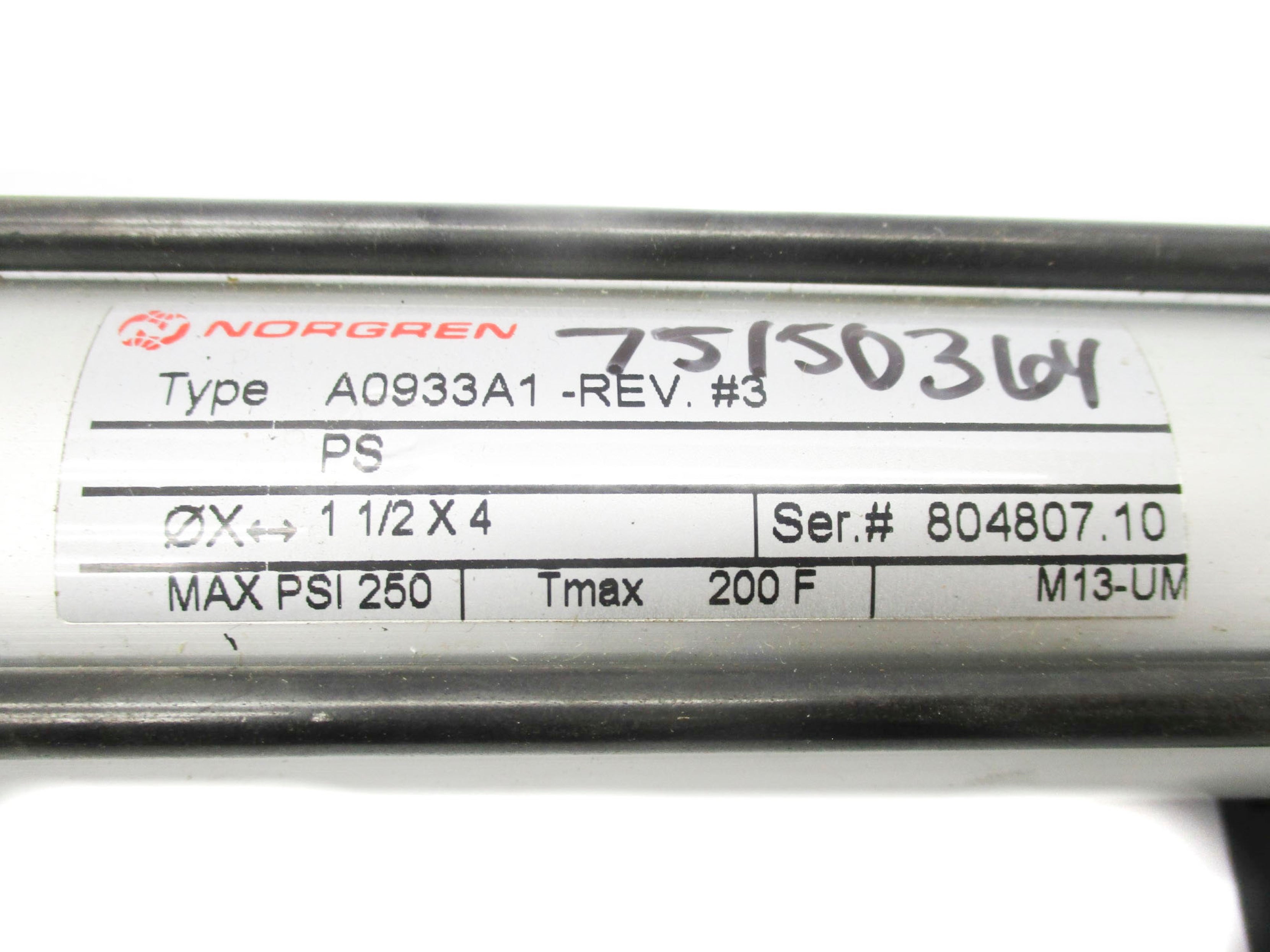 NORGREN A0933A1 250PSI NSNP