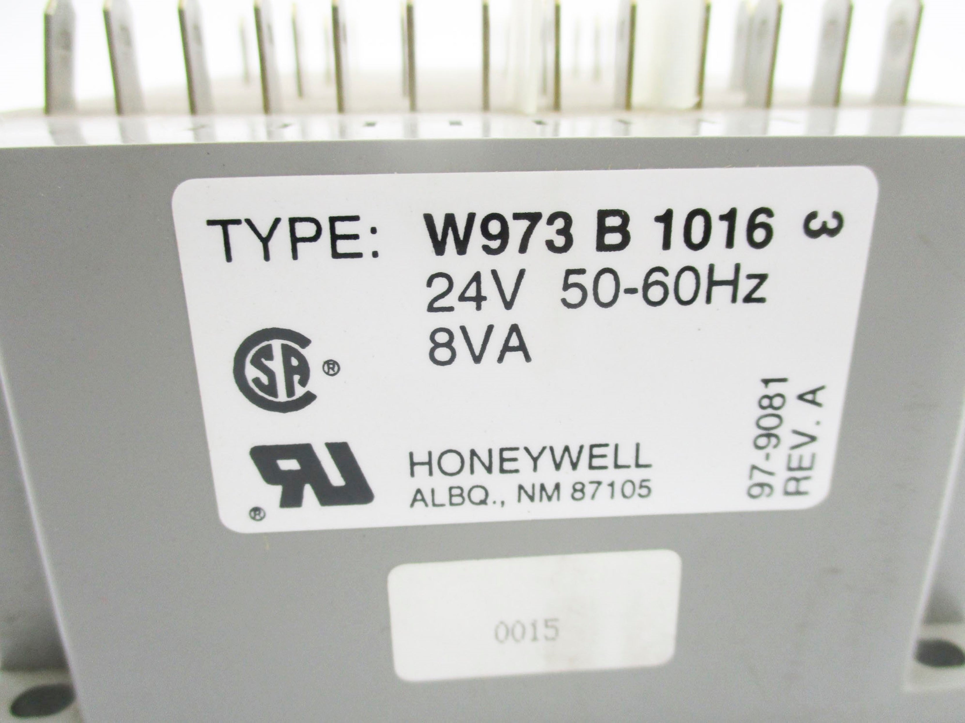 HONEYWELL W973B1016 UNMP