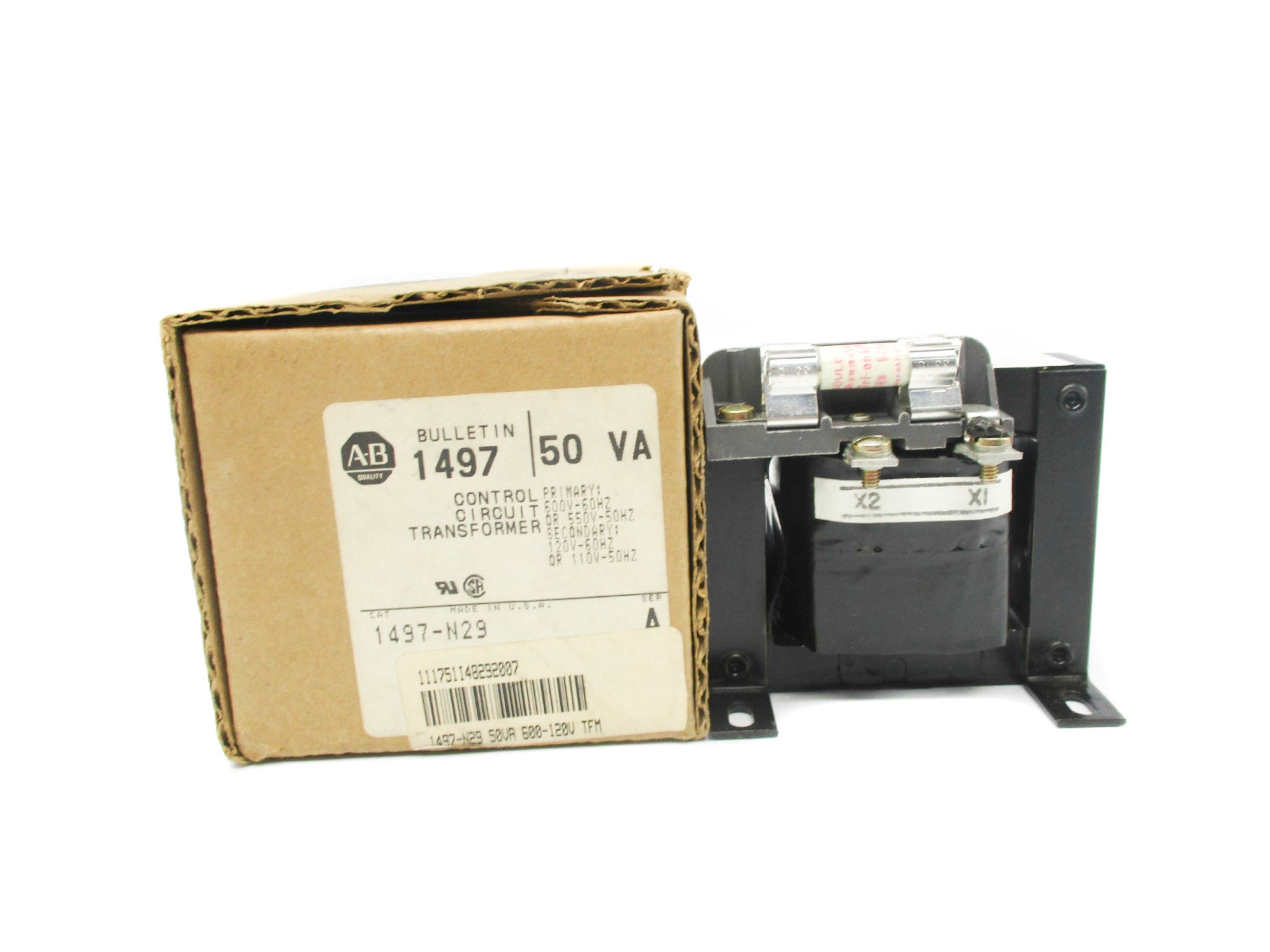 ALLEN BRADLEY 1497-N29 SER. A .050KVA (BR/WH) NSMP