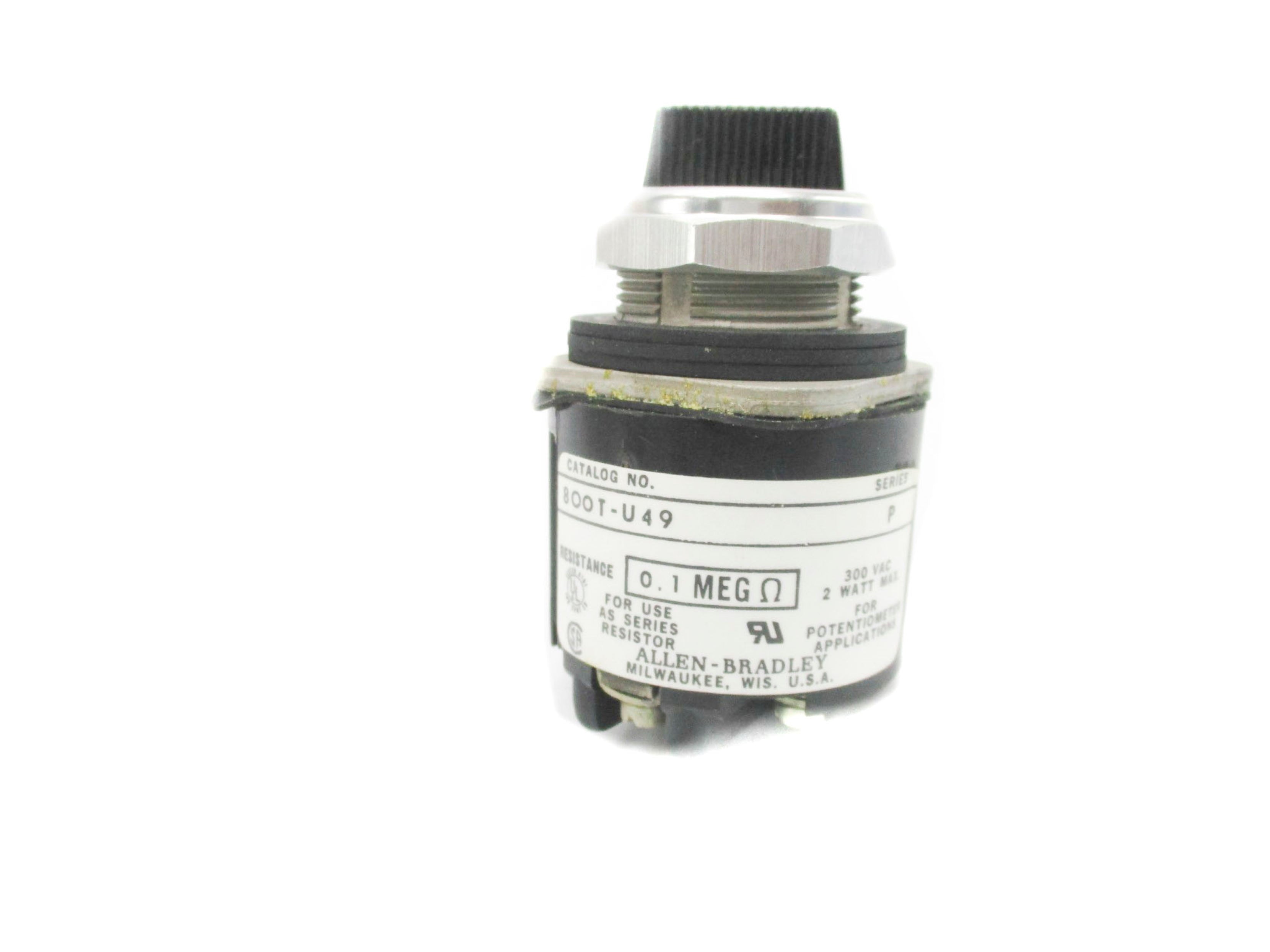 INDUSTRIAL SPARE PART 800T-U49 SER. P 300VAC (BK/YL) NSMP