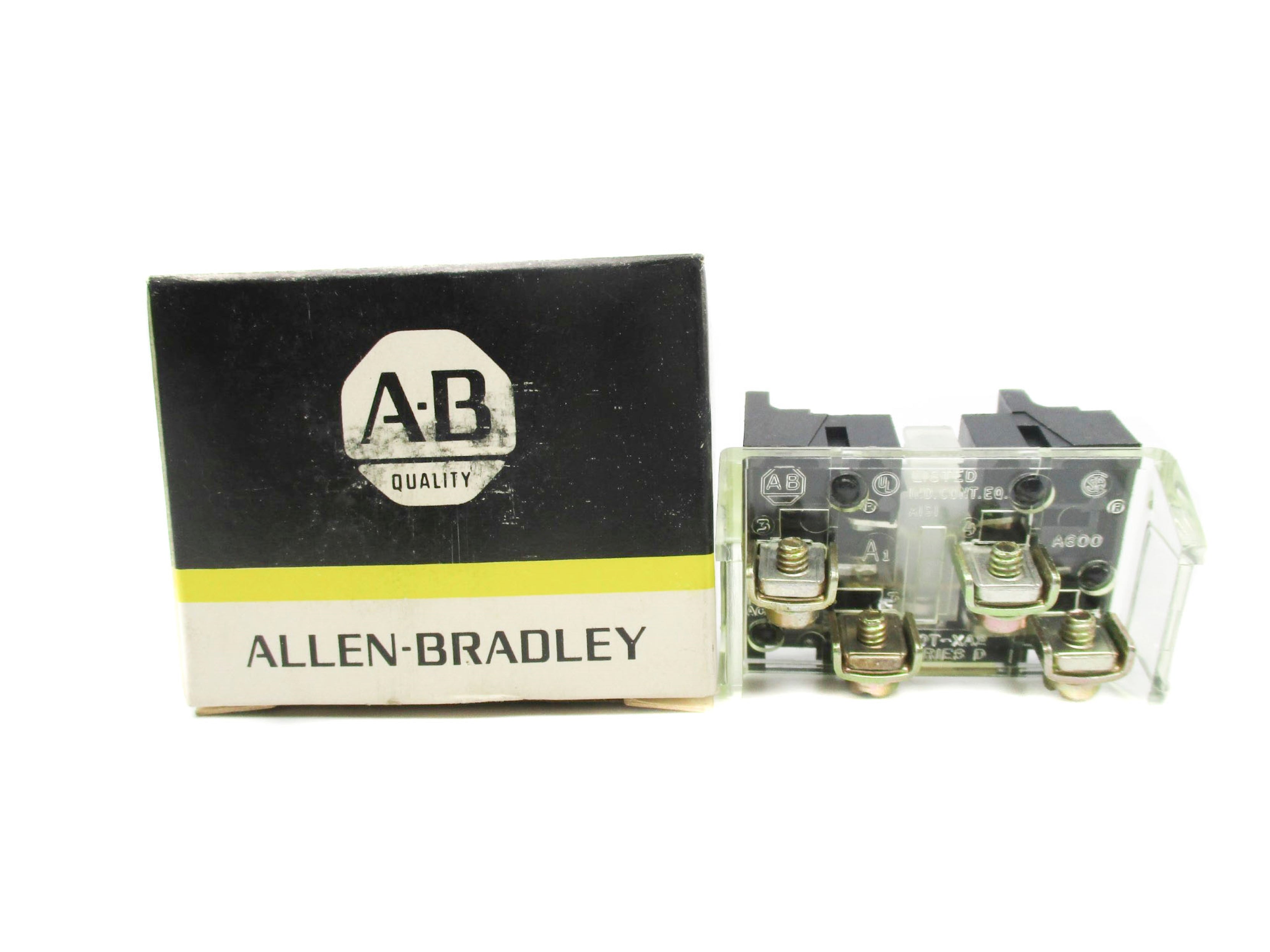 ALLEN BRADLEY 800T-XA2 SER. D (BK/YL) NSMP