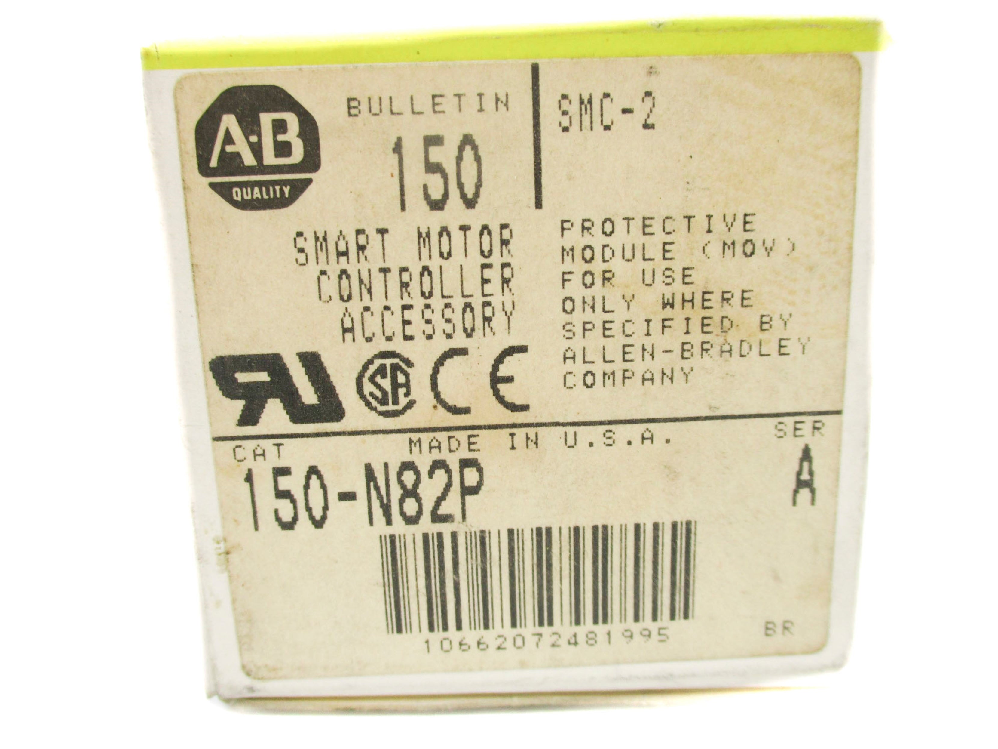 ALLEN BRADLEY 150-N82P SER. A (BK/YL) NSMP