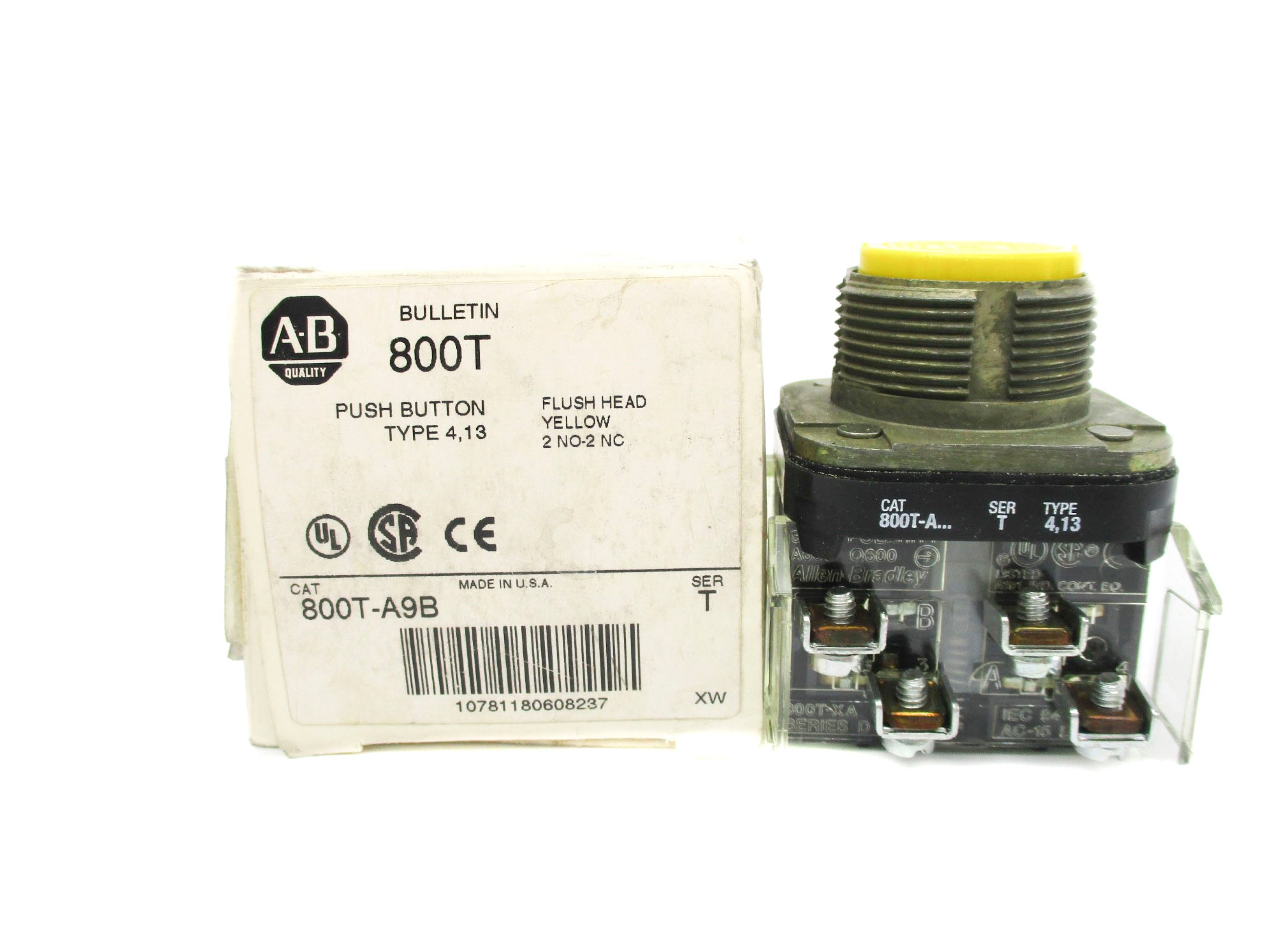 ALLEN BRADLEY 800T-A9B SER. T (WH) NSMP