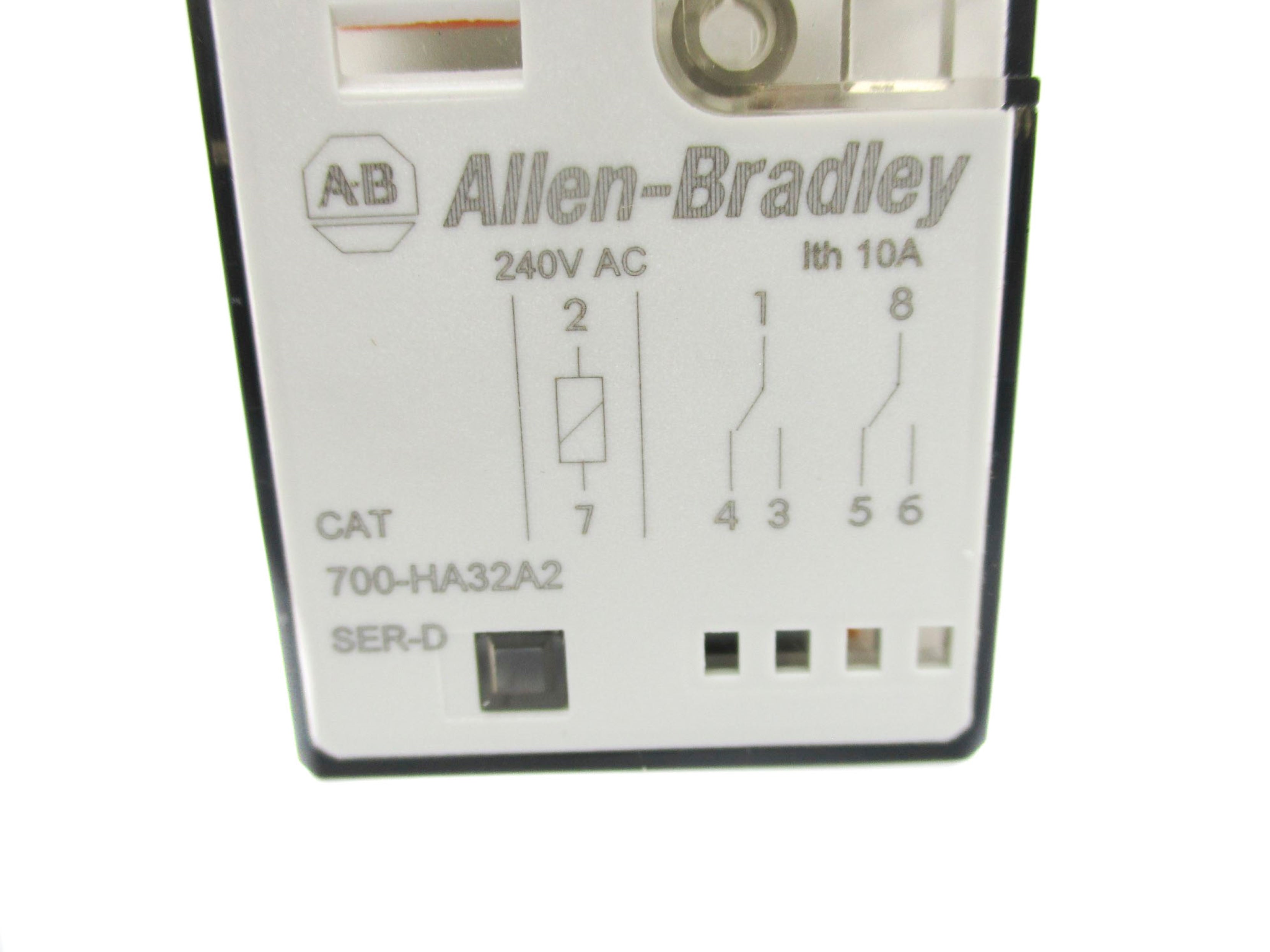 ALLEN BRADLEY 700-HA32A2 SER. D 240VAC 10A UNMP