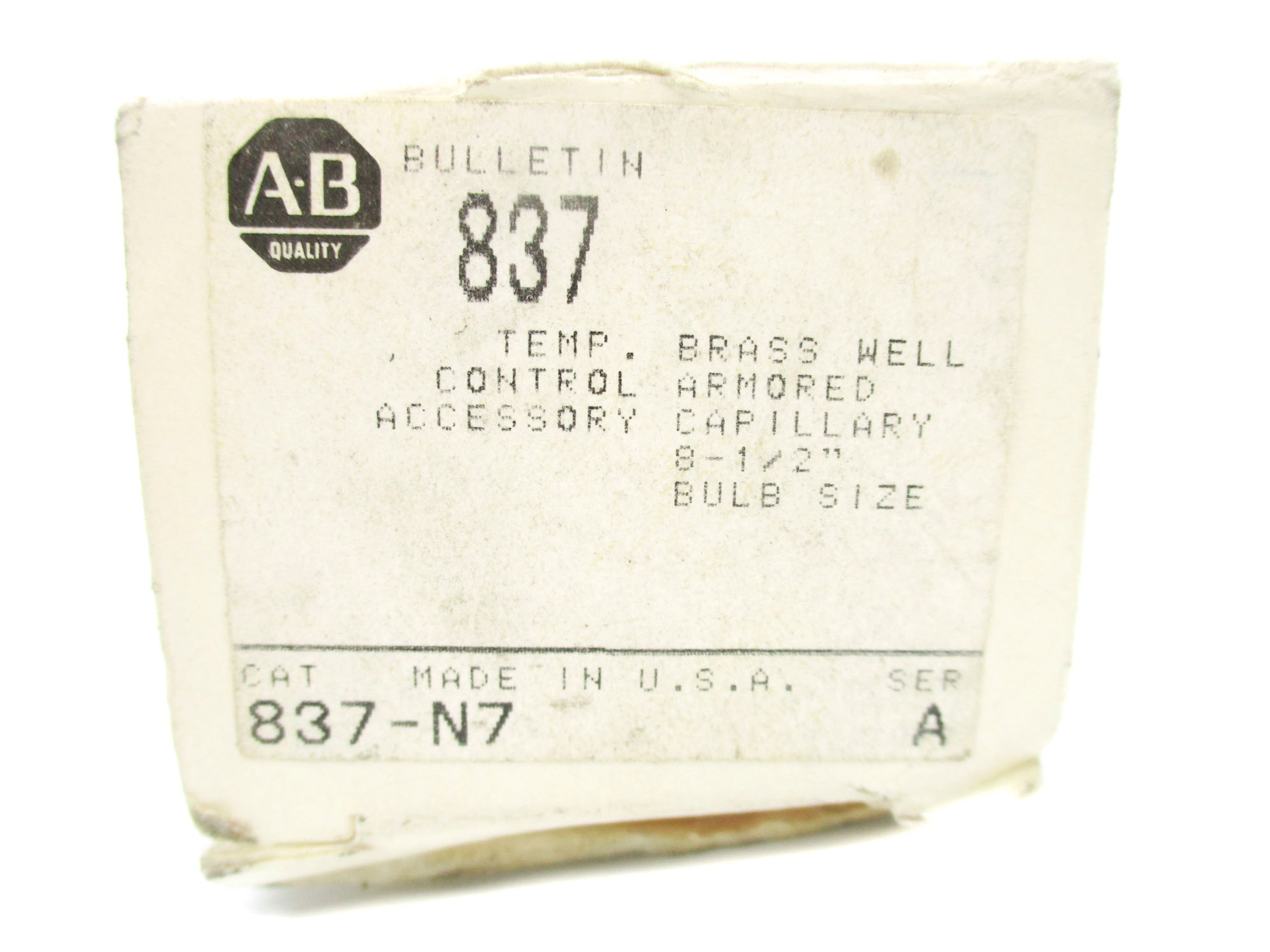 ALLEN BRADLEY 837-N7 SER. A (GY/BL) NSMP