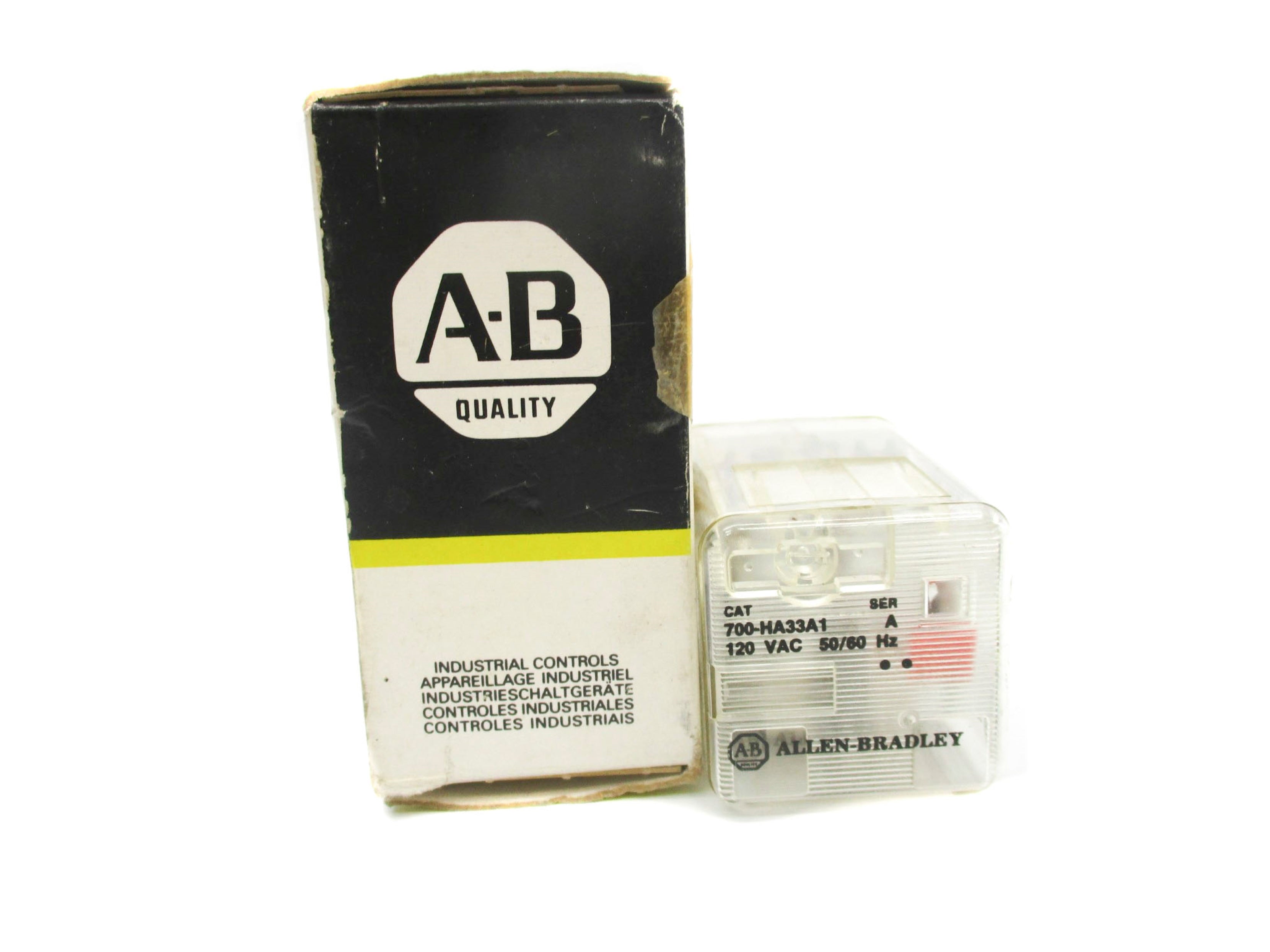 ALLEN BRADLEY 700-HA33A1 SER. A 120VAC 10A (BK/YL) NSMP