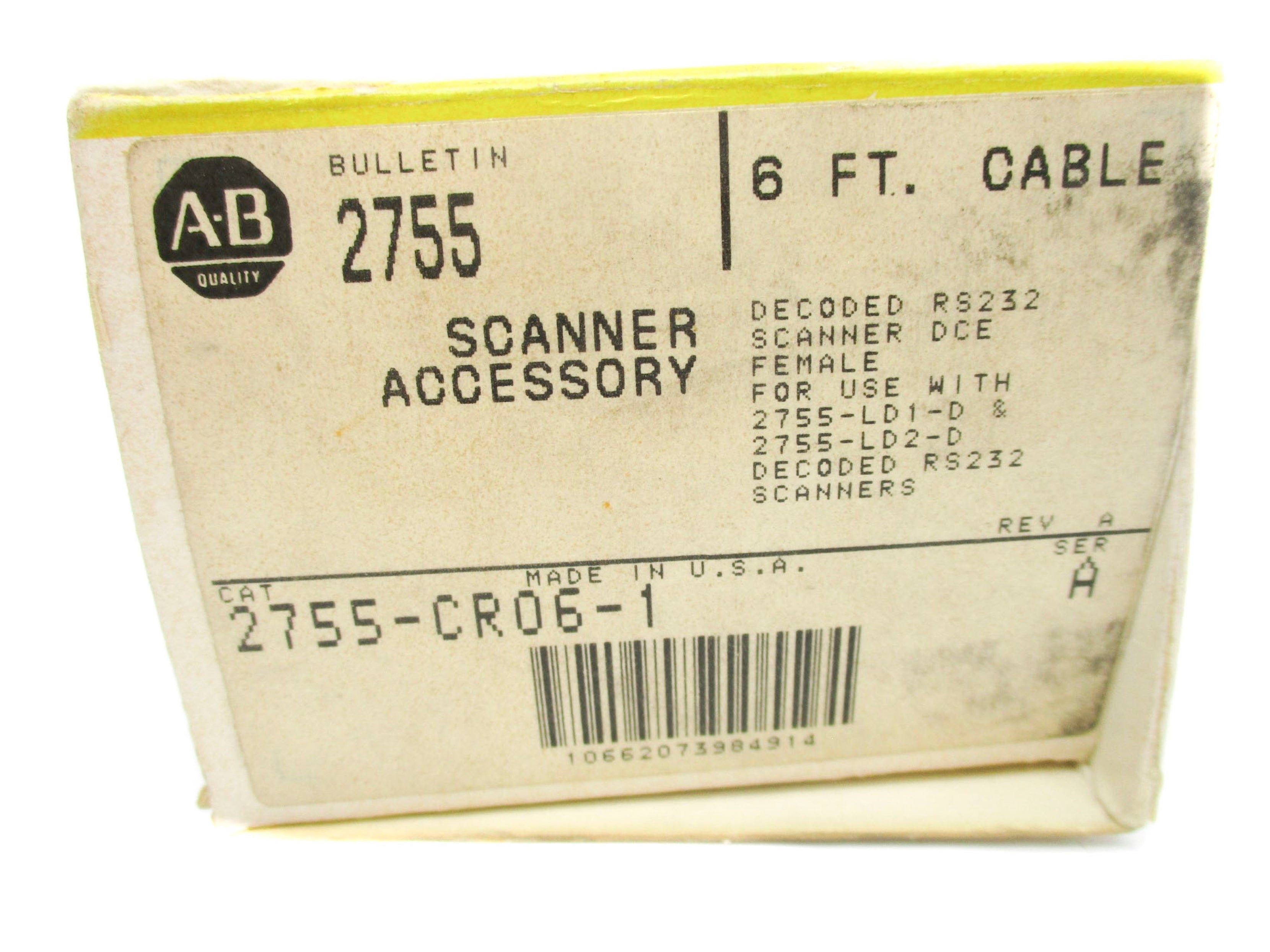 ALLEN BRADLEY 2755-CR06-1 SER. A  (BK/YL)  NSMP