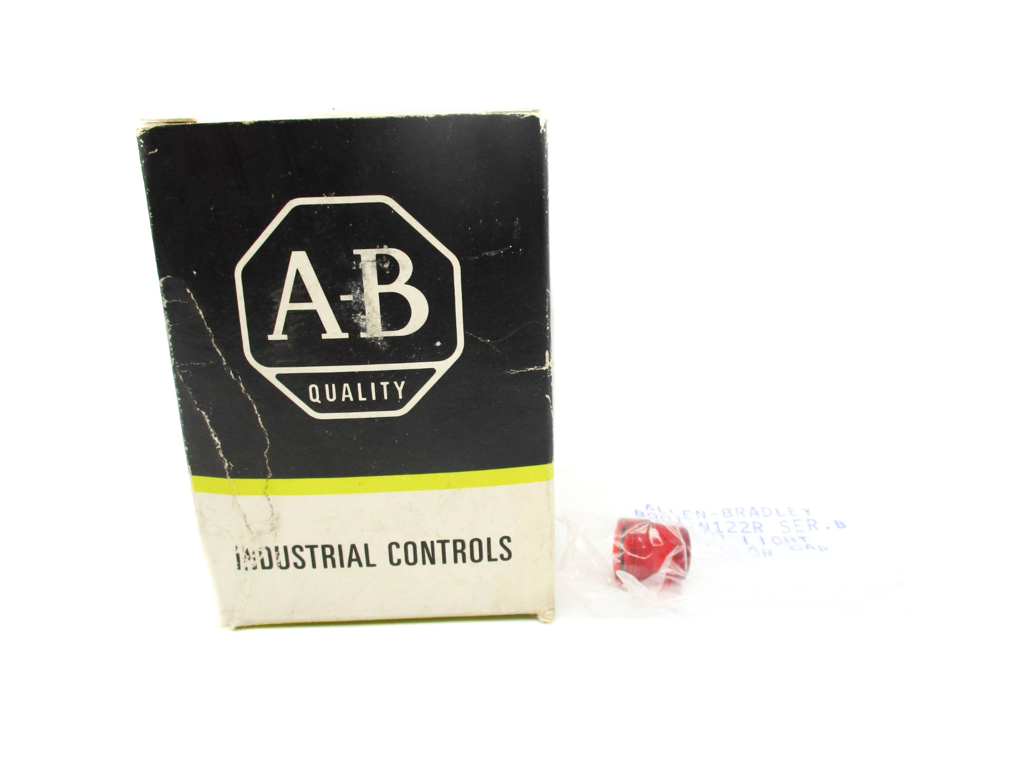 ALLEN BRADLEY 800T-N122R SER. B (BK/YL) (PKG OF 10) NSMP