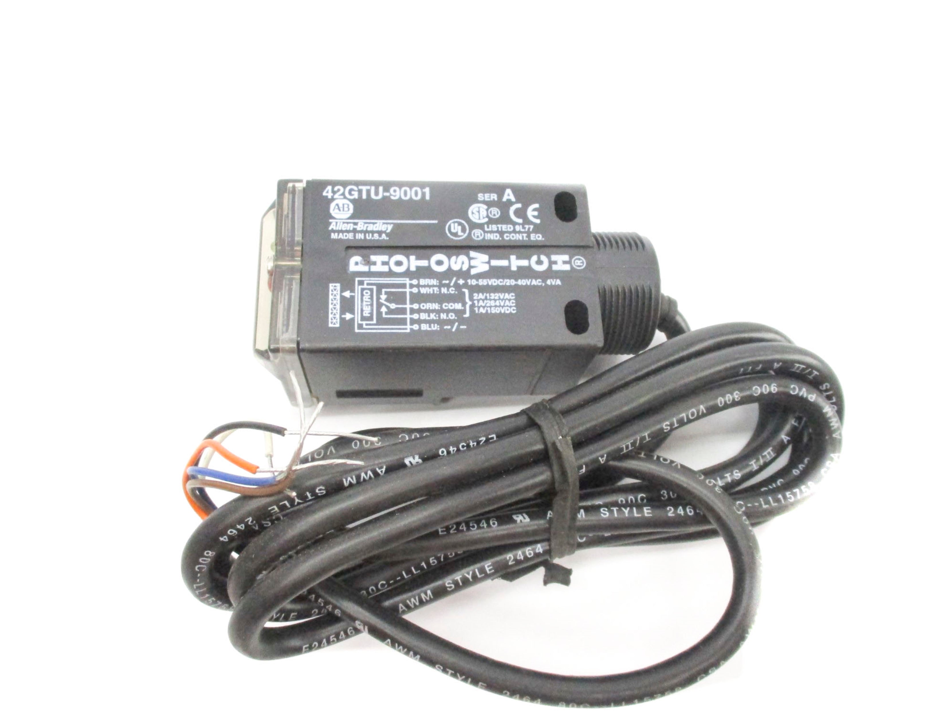 ALLEN BRADLEY 42GTU-9001 SER. A (BK/YL) NSMP