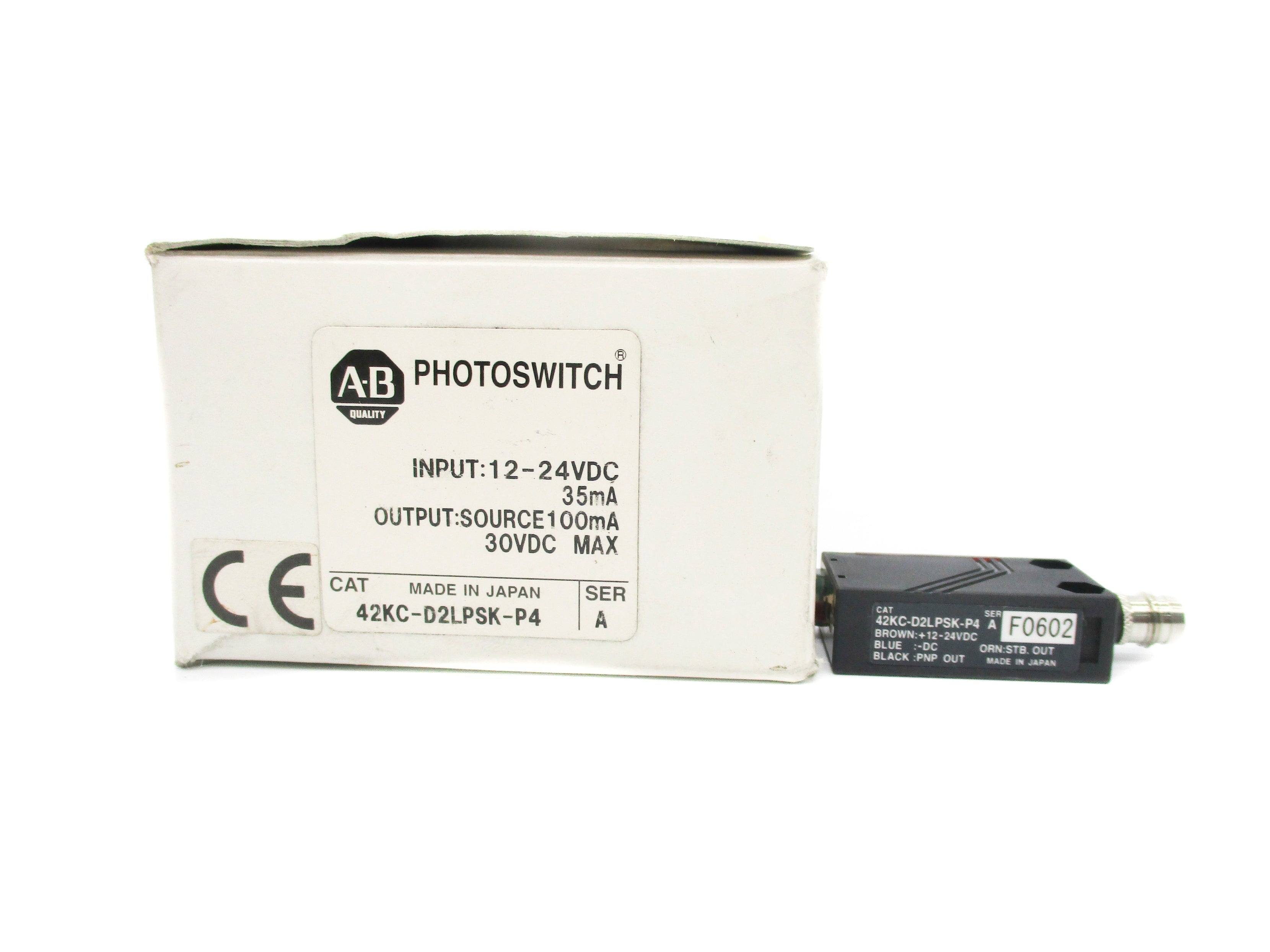 ALLEN BRADLEY 42KC-D2LPSK-P4 SER. A 12-24VDC (WH) NSMP