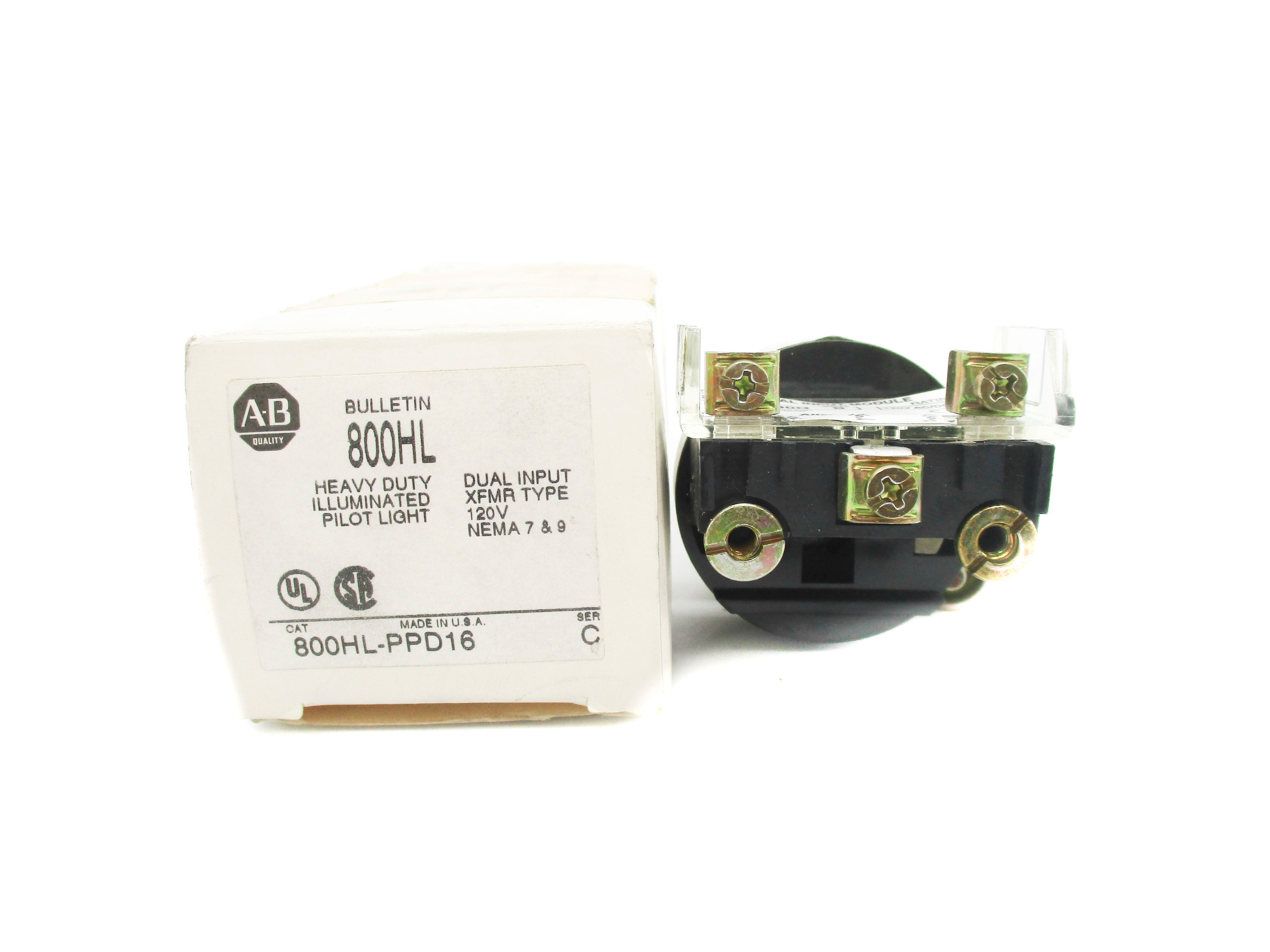 ALLEN BRADLEY 800HL-PPD16 SER. C (WH) NSMP