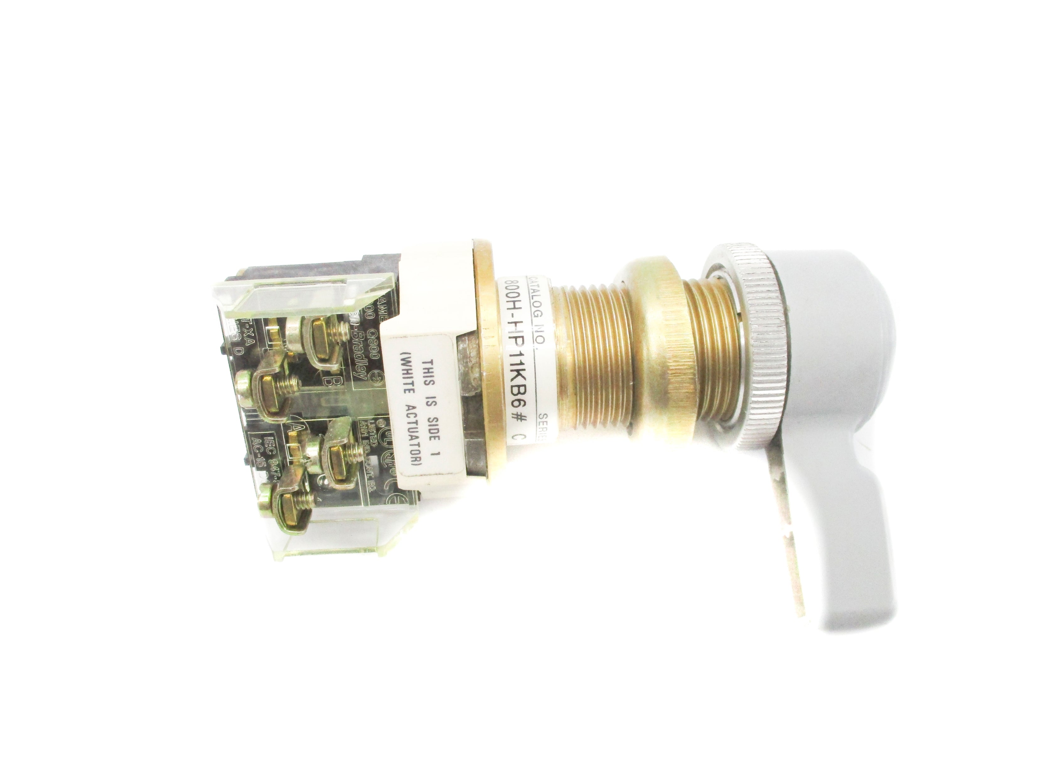 ALLEN BRADLEY 800H-HP11KB6AXXX SER. C (GY/BL) NSMP