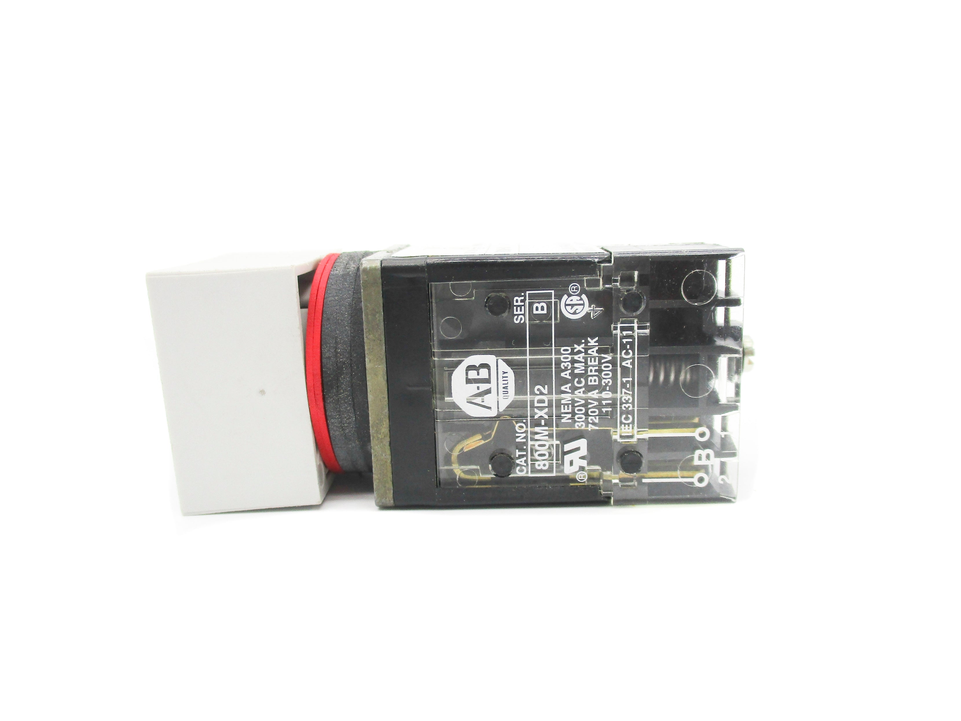 ALLEN BRADLEY 800MS-XOD2 SER. A NSNP