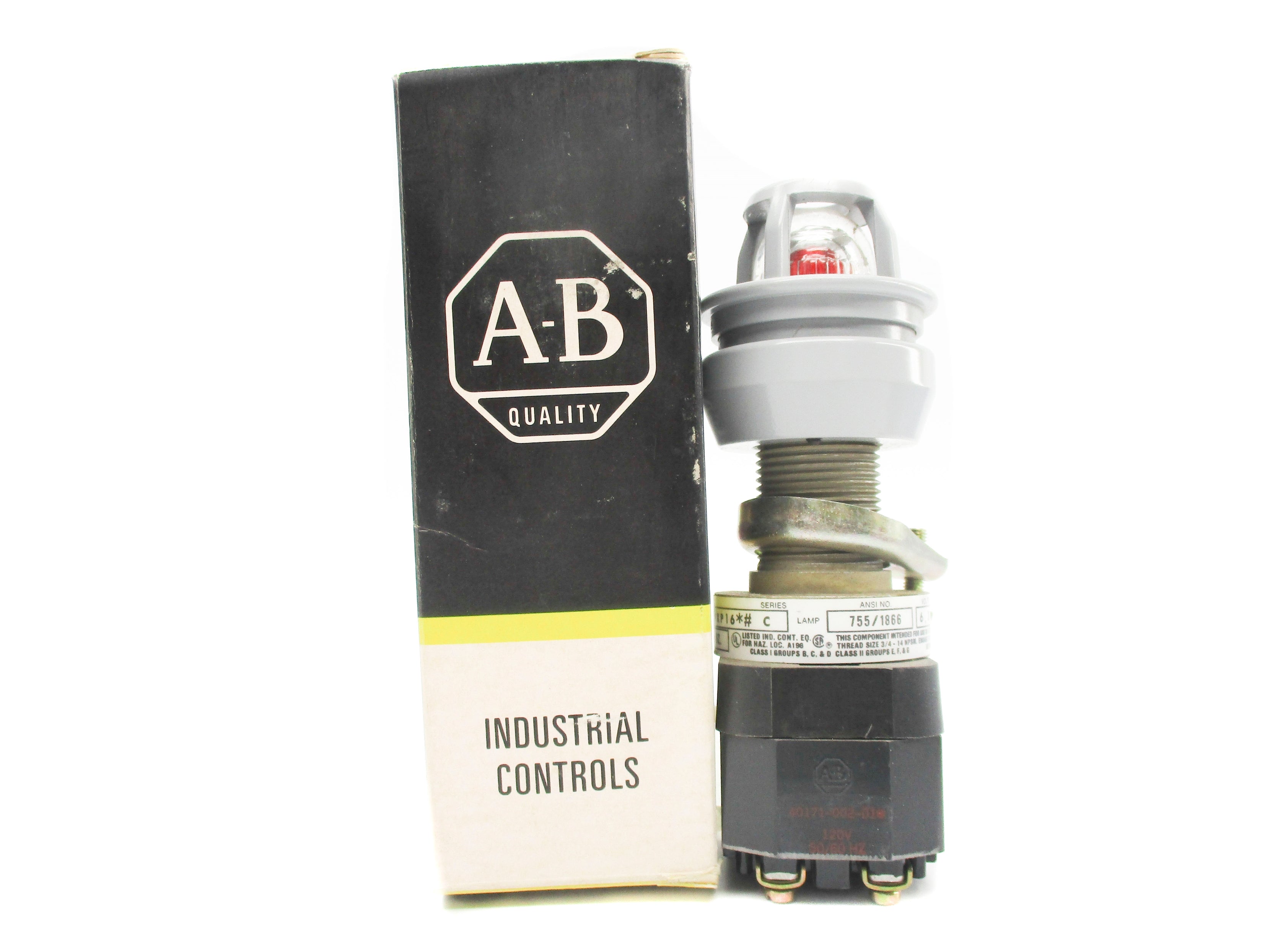 ALLEN BRADLEY 800H-FPXP16RD4 SER. C (BK/YL) NSMP