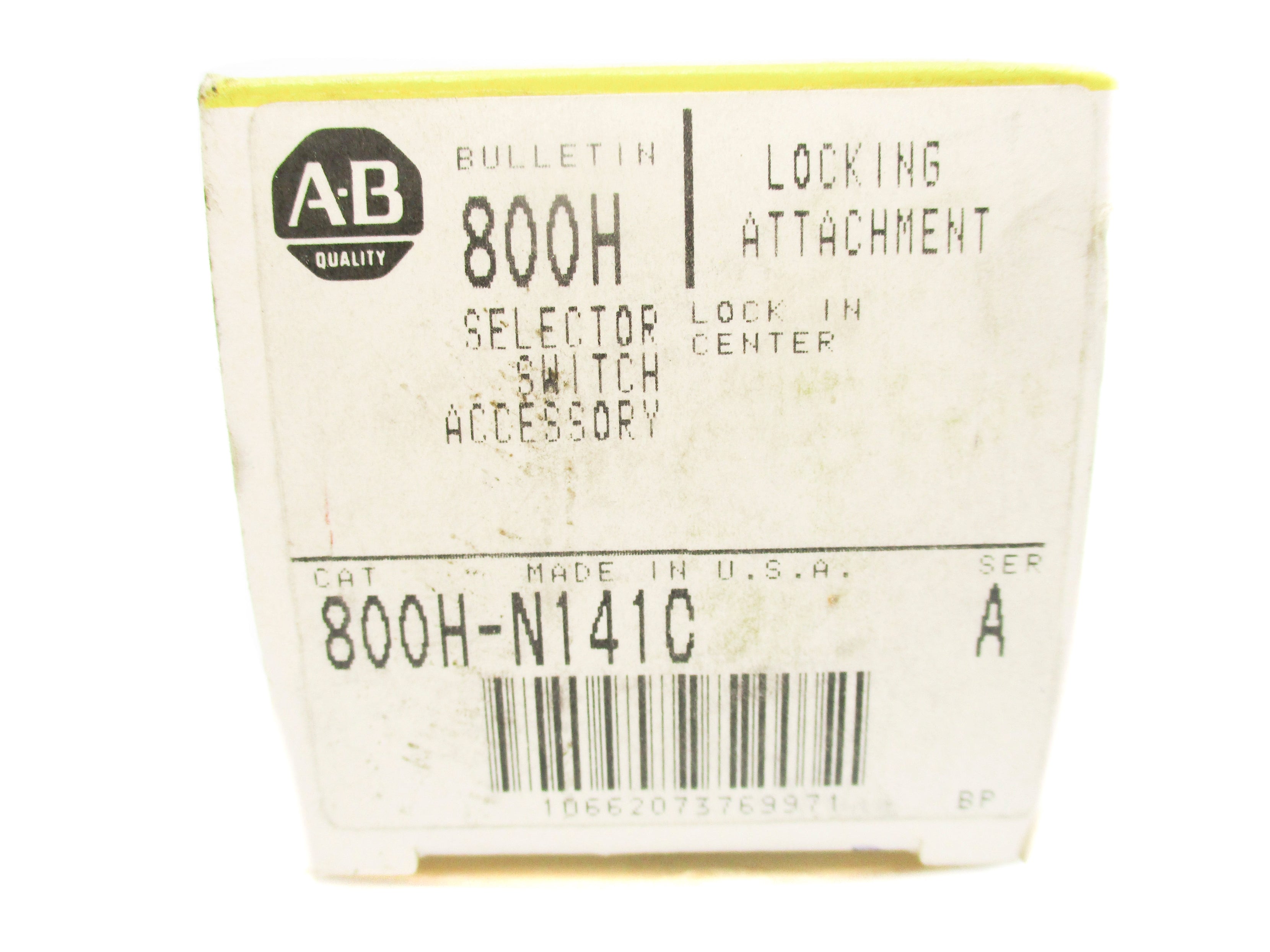 ALLEN BRADLEY 800H-N141C SER. A (BK/YL) NSMP