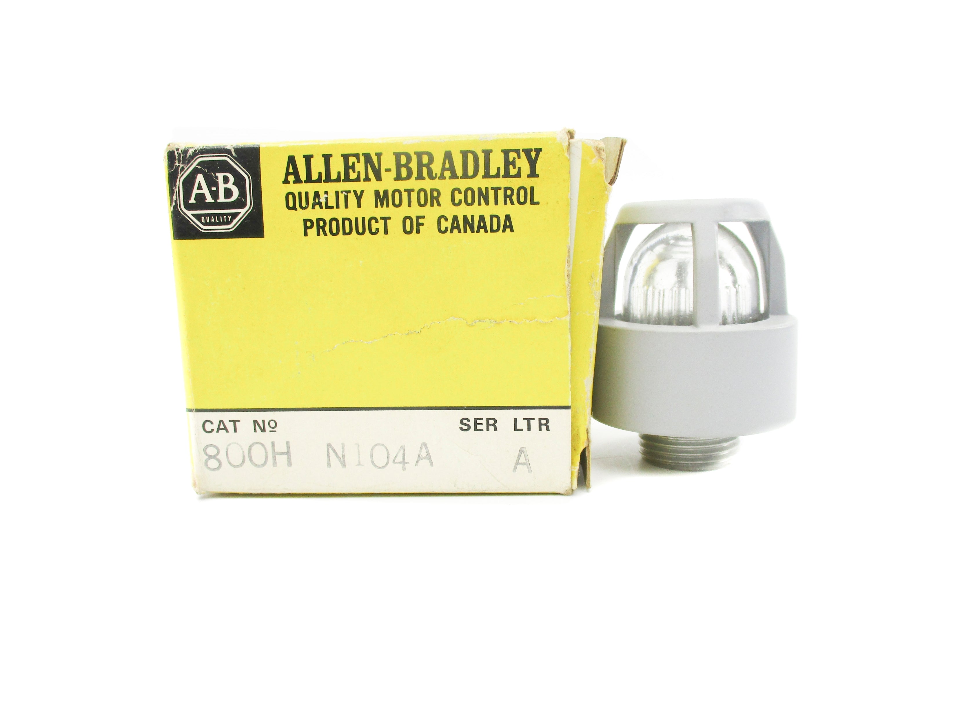 ALLEN BRADLEY 800H-N104A SER. A (BK/YL) NSMP