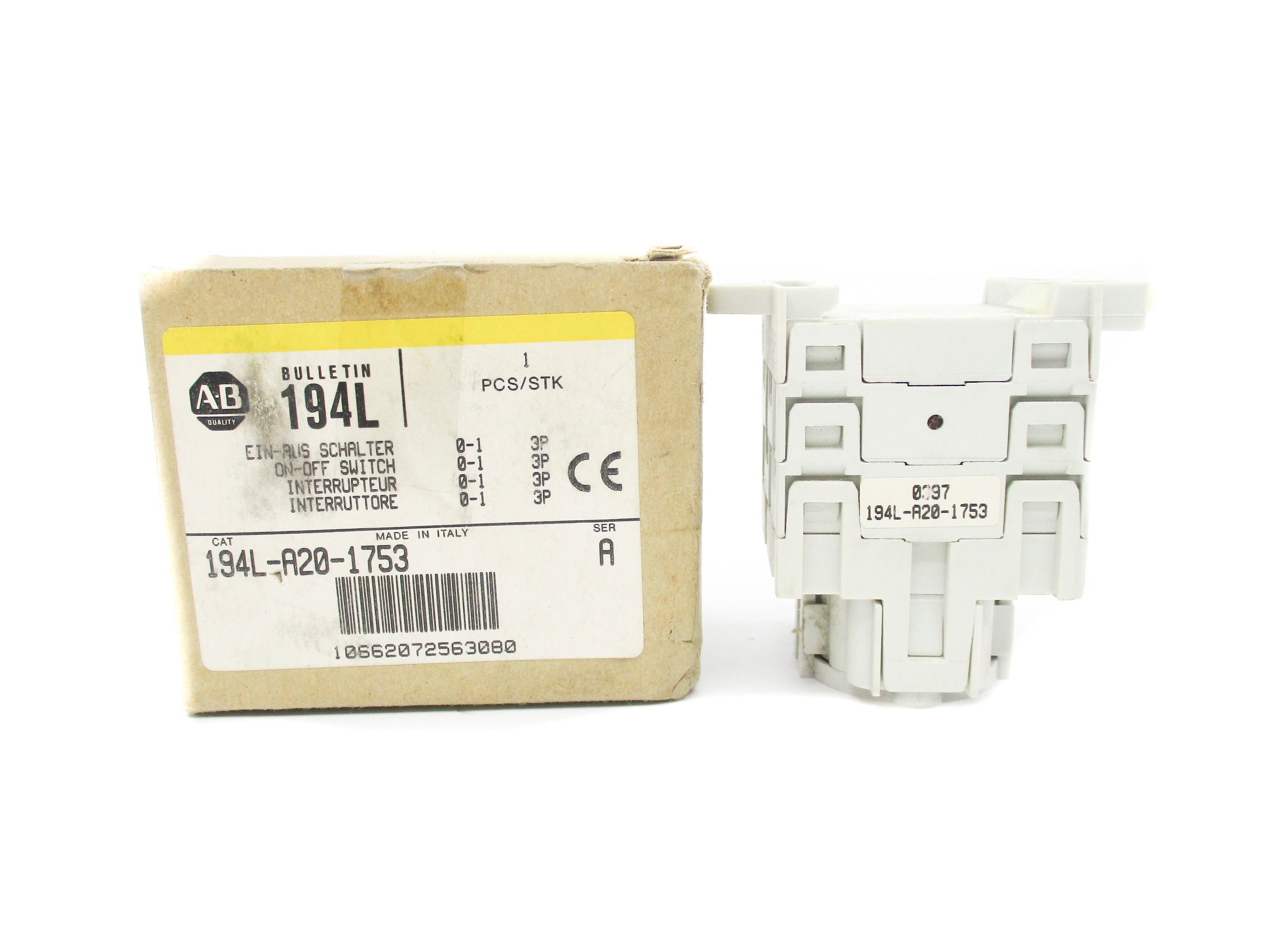 ALLEN BRADLEY 194L-A20-1753 SER. A (BR/YL) NSMP