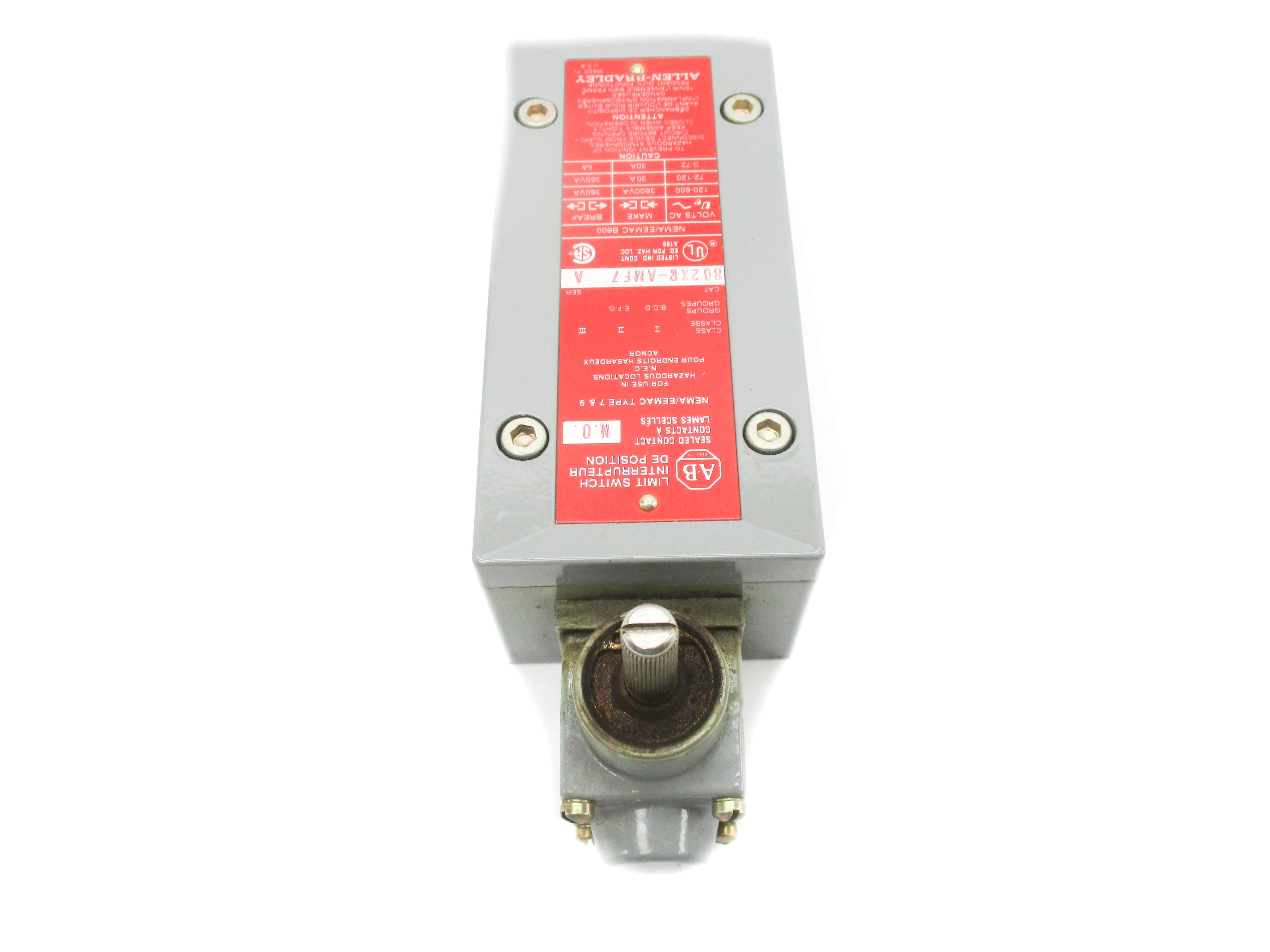 ALLEN BRADLEY 802XR-AMF7 SER. A NSNP