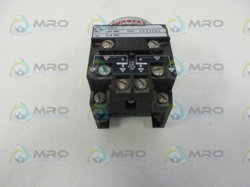 AGASTAT 2422AC TIMING RELAY *USED*