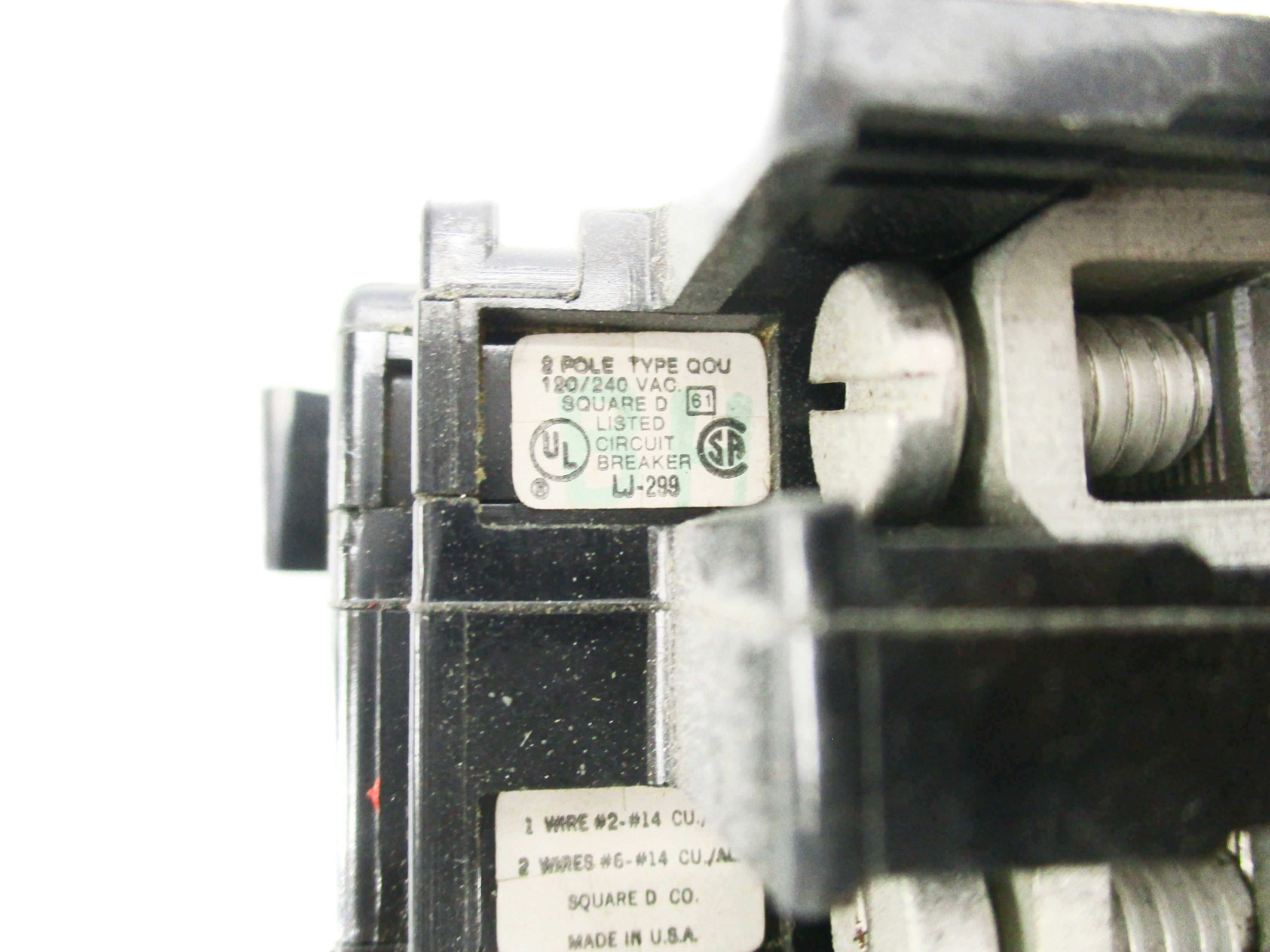 SQUARE D QOU210 120/240VAC 10A (AS PICTURED) NSNP