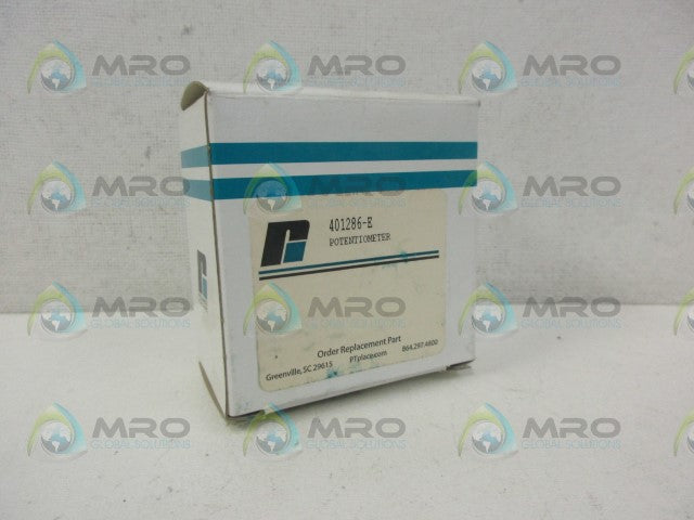 RELIANCE 401286-E POTENTIOMETER (AS PICTURED) *NEW IN BOX*