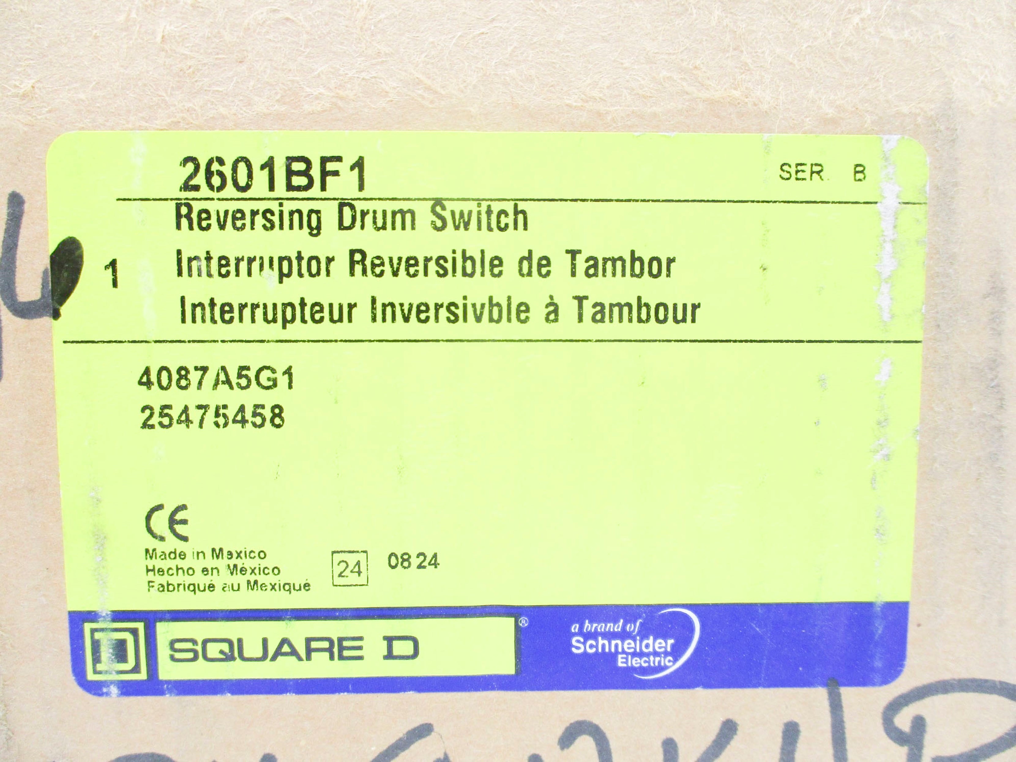 SQUARE D 2601BF1 SER. B NSMP