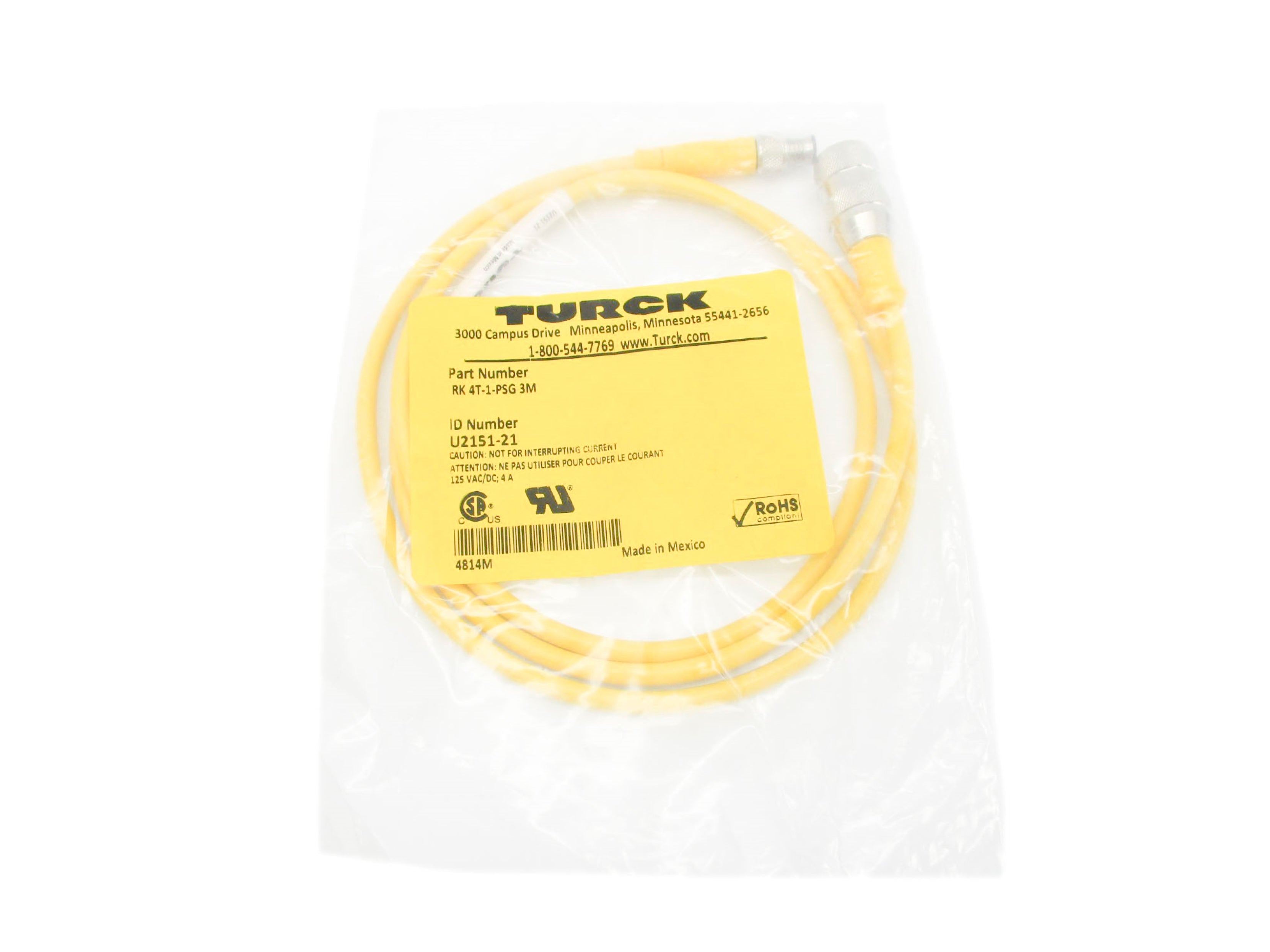 TURCK RK4T-1-PSG3M NSMP