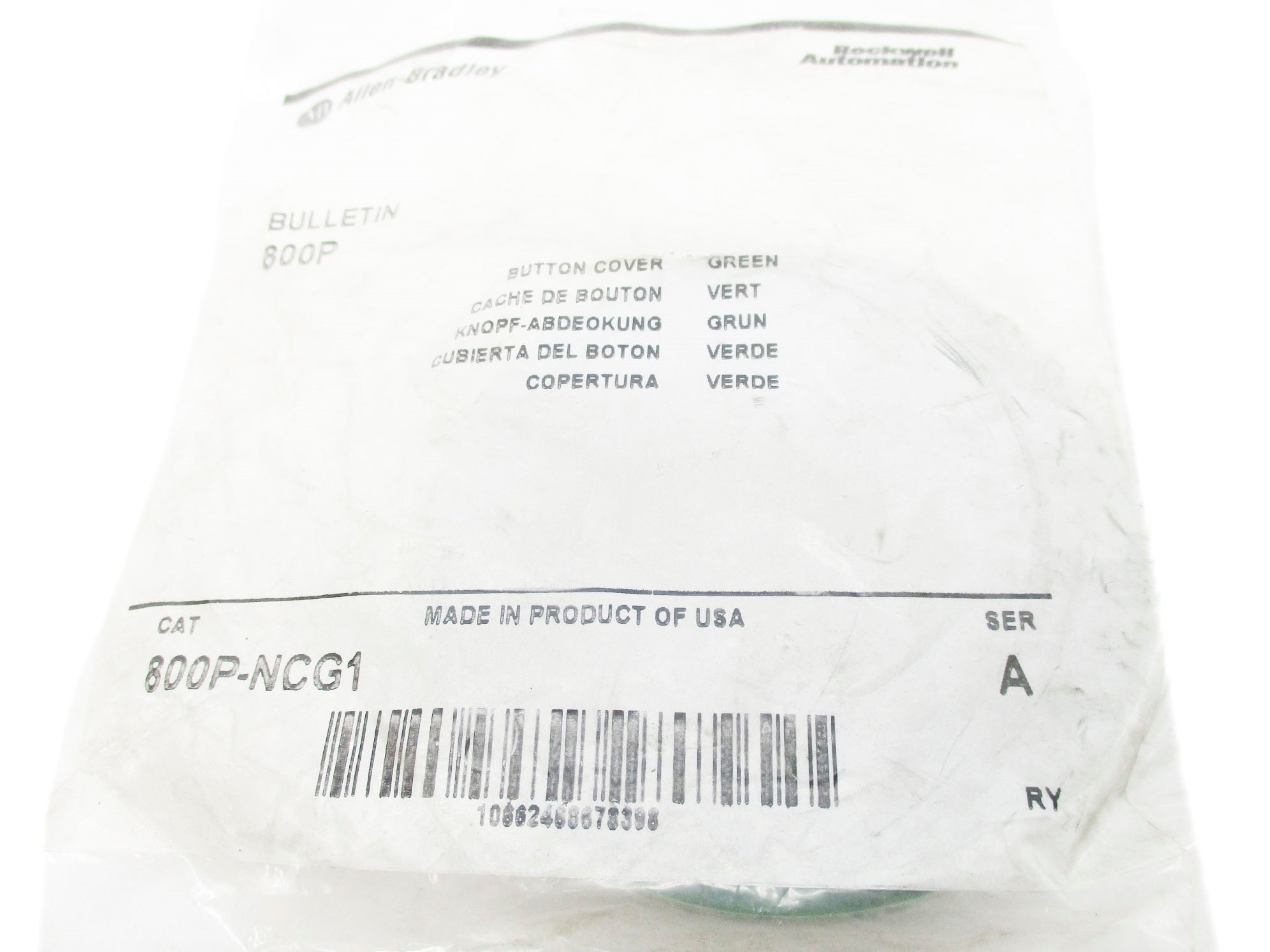 ALLEN BRADLEY 800P-NCG1 SER. A NSMP