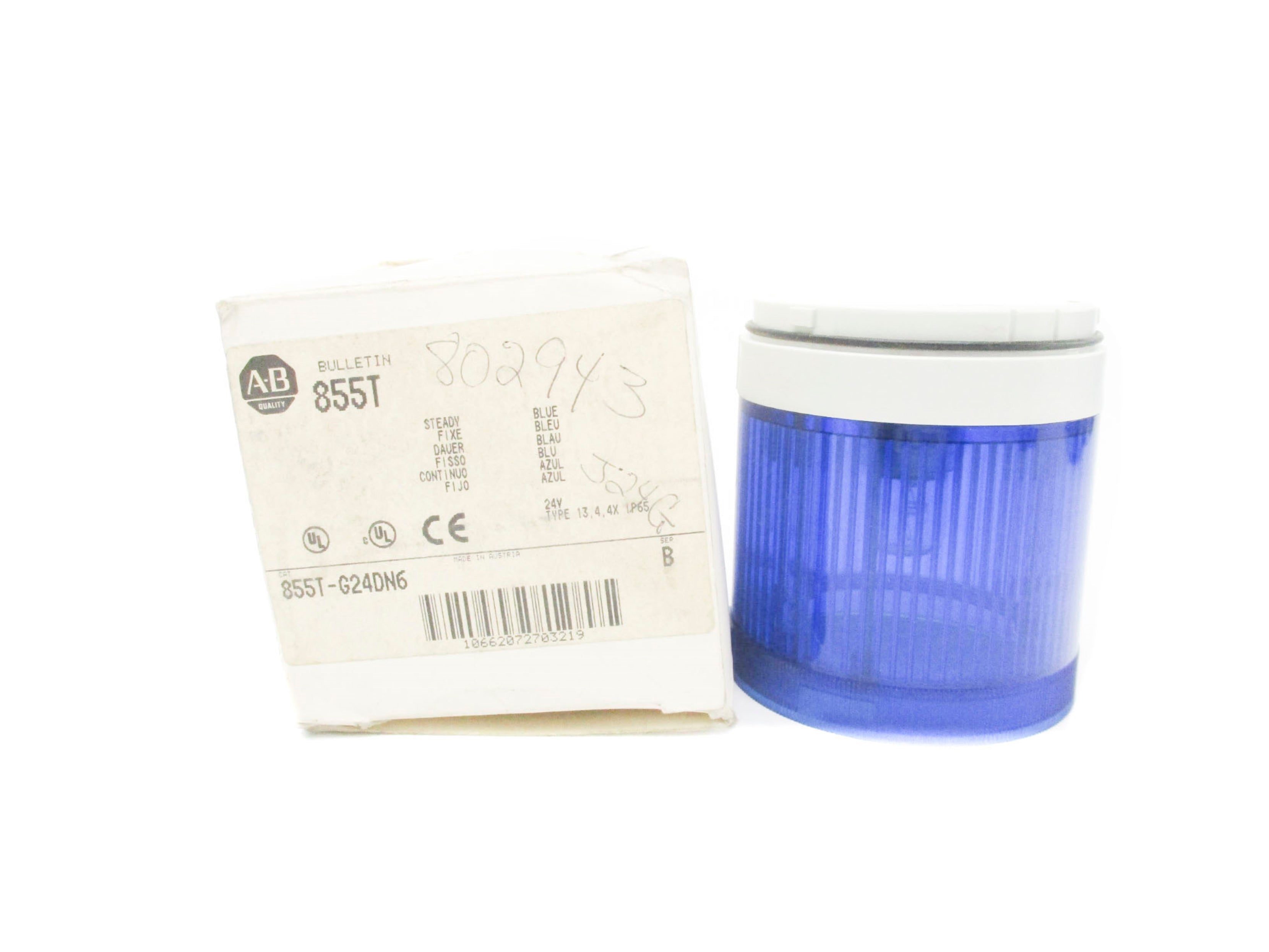 ALLEN BRADLEY 855T-G24DN6 SER. B (WH) NSMP