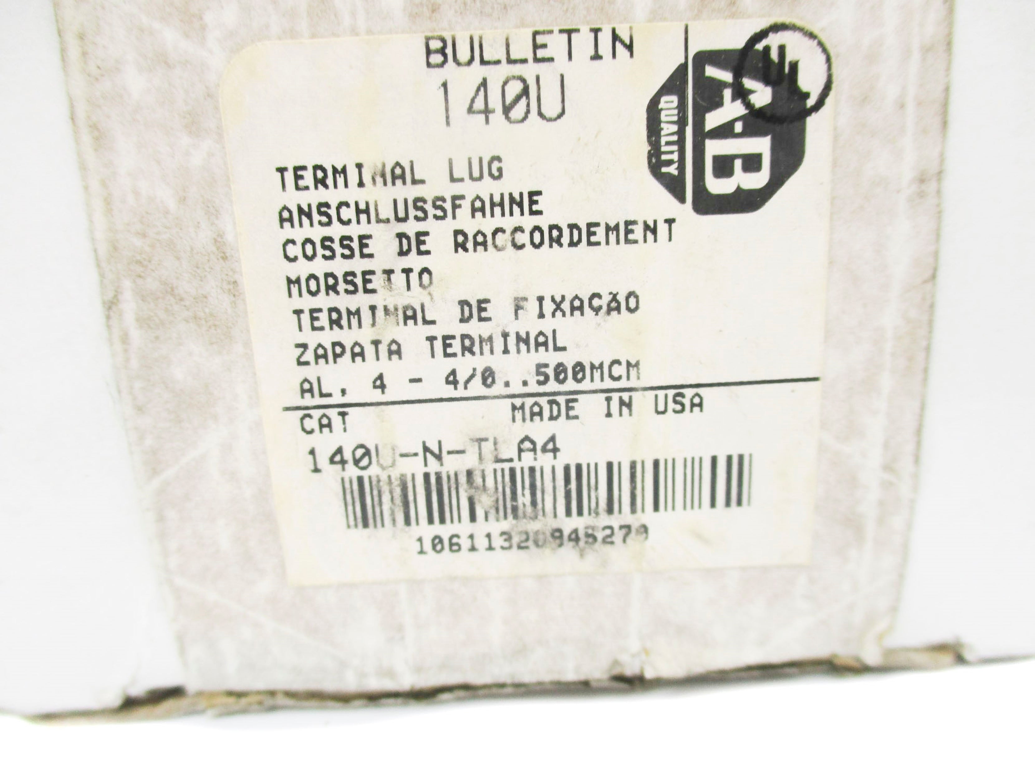 ALLEN BRADLEY 140U-N-TLA4 (WH) NSMP