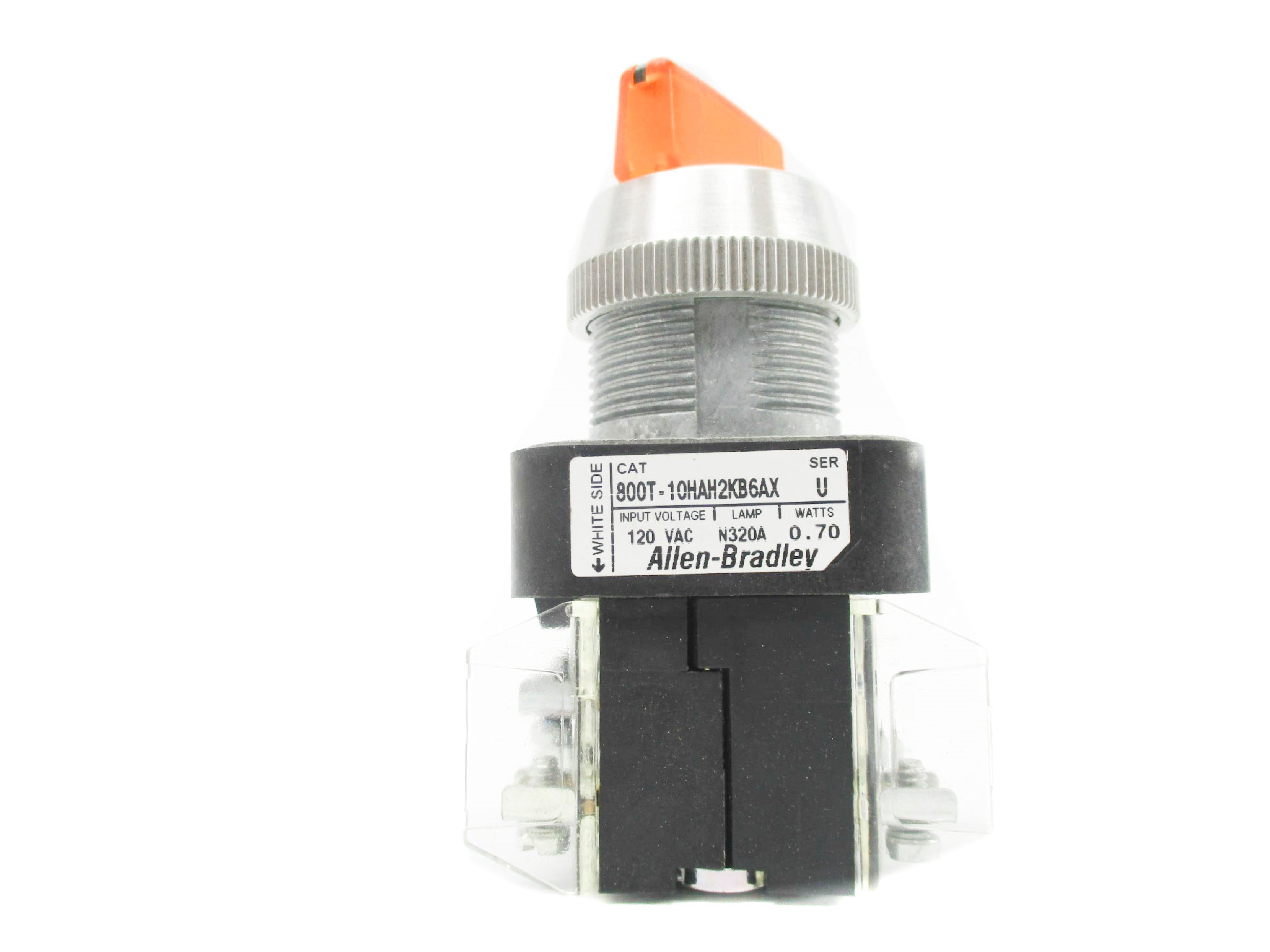 ALLEN BRADLEY 800T-10HAH2KB6AX SER. U (WH) NSMP