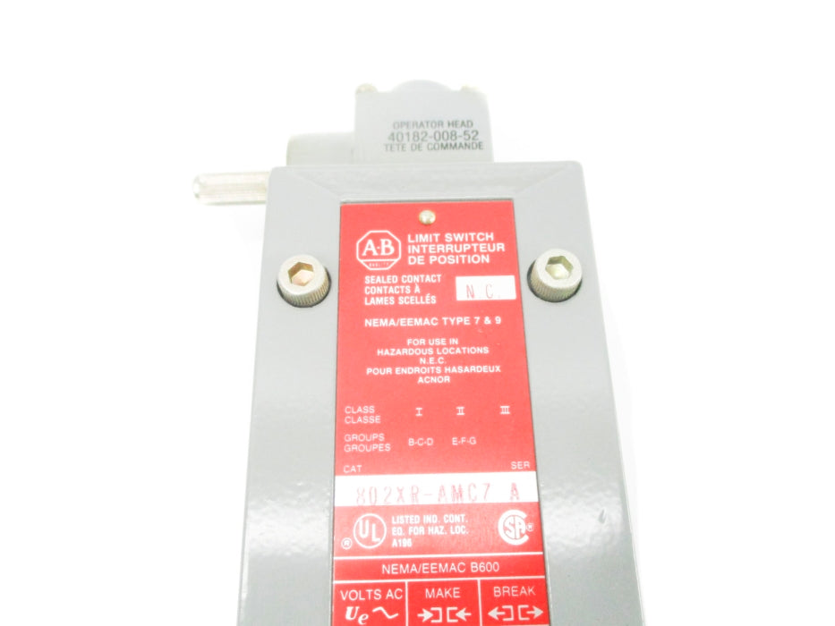 INDUSTRIAL SPARE PART 802XR-AMC7 SER. A NSNP