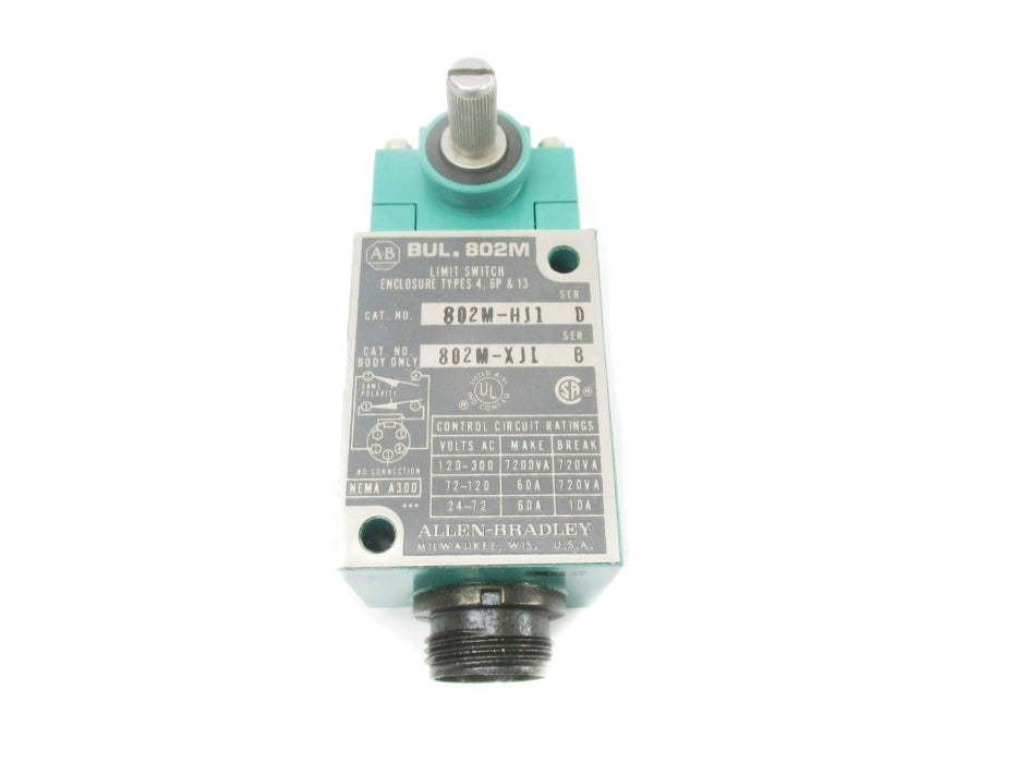 ALLEN BRADLEY 802M-HJ1 SER. D NSNP