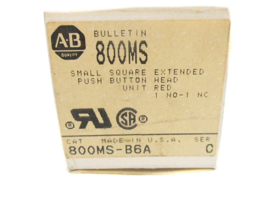 INDUSTRIAL SPARE PART 800MS-B6A SER. C (BK/YL) NSMP