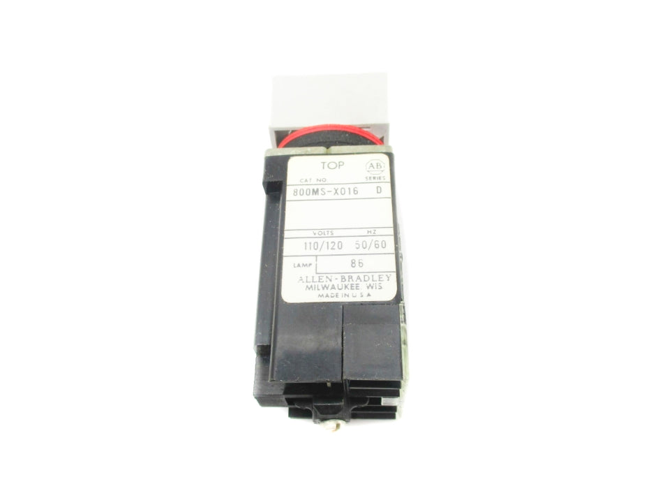 INDUSTRIAL SPARE PART 800MS-PB16RA20 SER. D 110/120V (BK/YL) NSMP