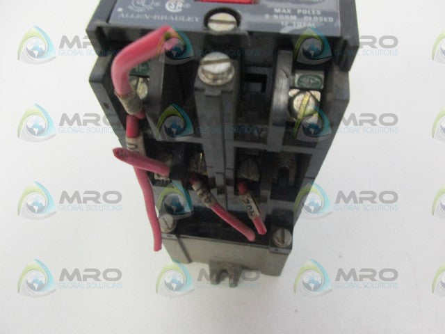 ALLEN BRADLEY 700-P600A1 SER.A CONTORL RELAY *USED*