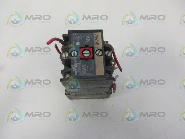 ALLEN BRADLEY 700-P600A1 SER.A CONTORL RELAY *USED*