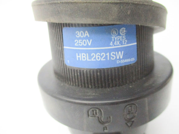 HUBBELL HBL2621SW 250V 30A NSNP