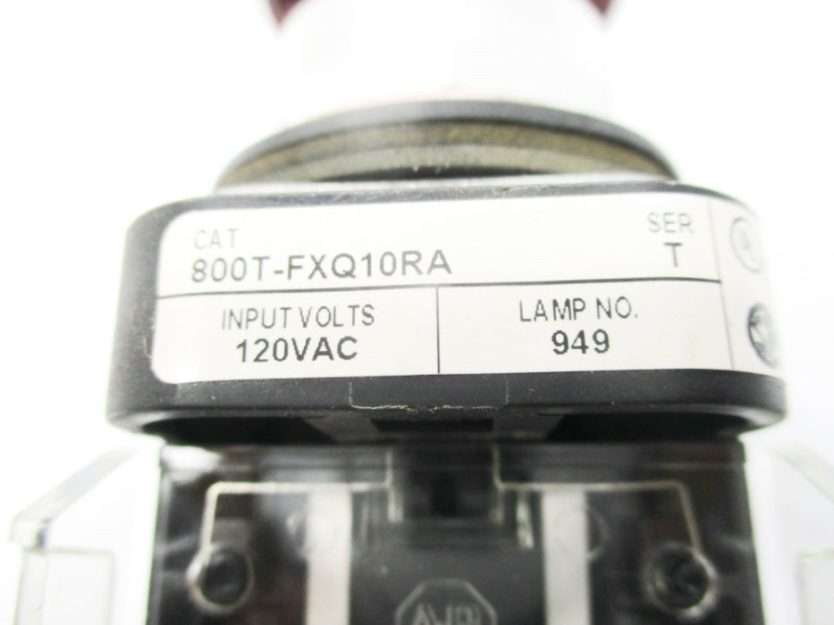ALLEN BRADLEY 800T-FXQ10RA SER. T (AS PICTURED) NSNP