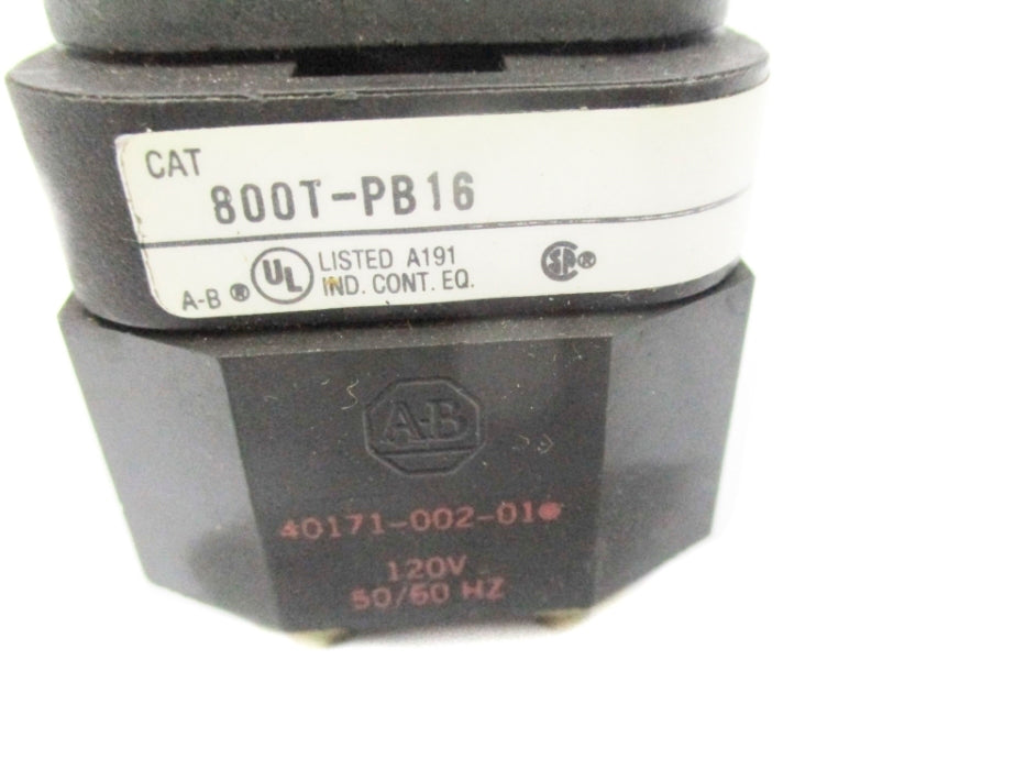 ALLEN BRADLEY 800T-PB16 SER. T (AS PICTURED) NSNP