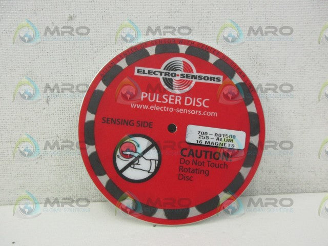 ELECTROSENSORS 700-001500 PULSER DISCO *NEW NO BOX*