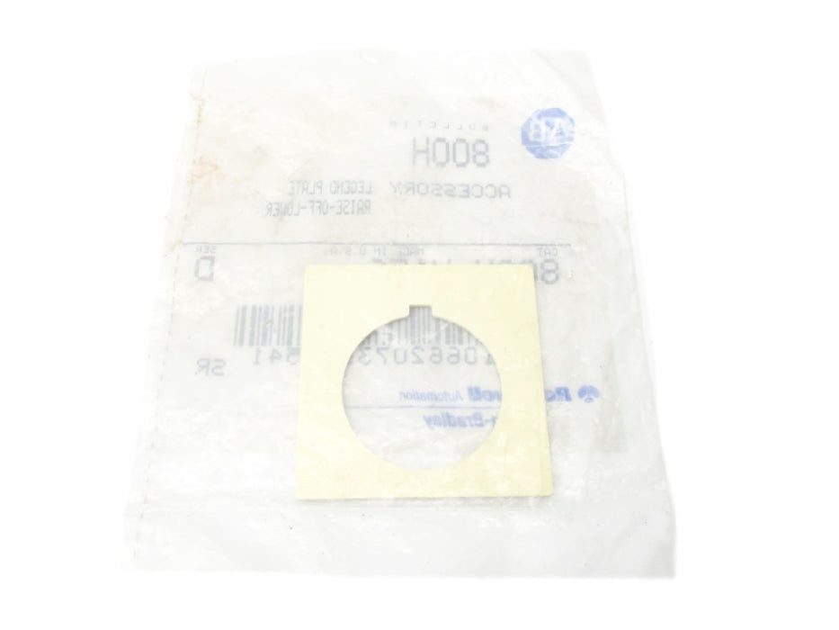 INDUSTRIAL SPARE PART 800H-W156 SER. D NSMP