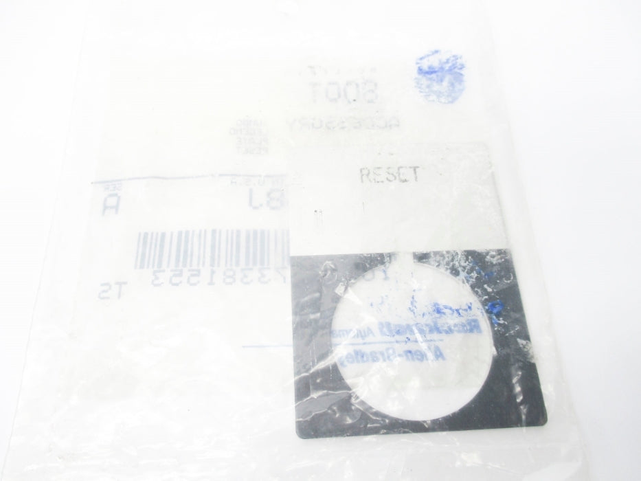 ALLEN BRADLEY 800T-X538J SER. A NSMP