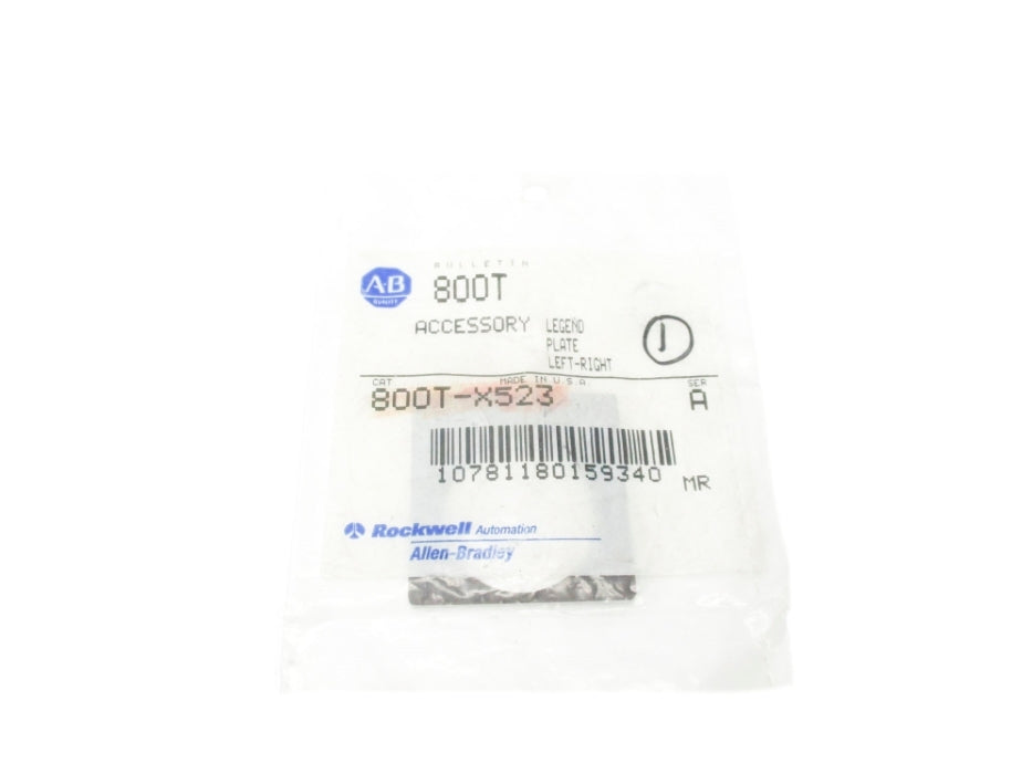 INDUSTRIAL SPARE PART 800T-X523 SER. A NSMP